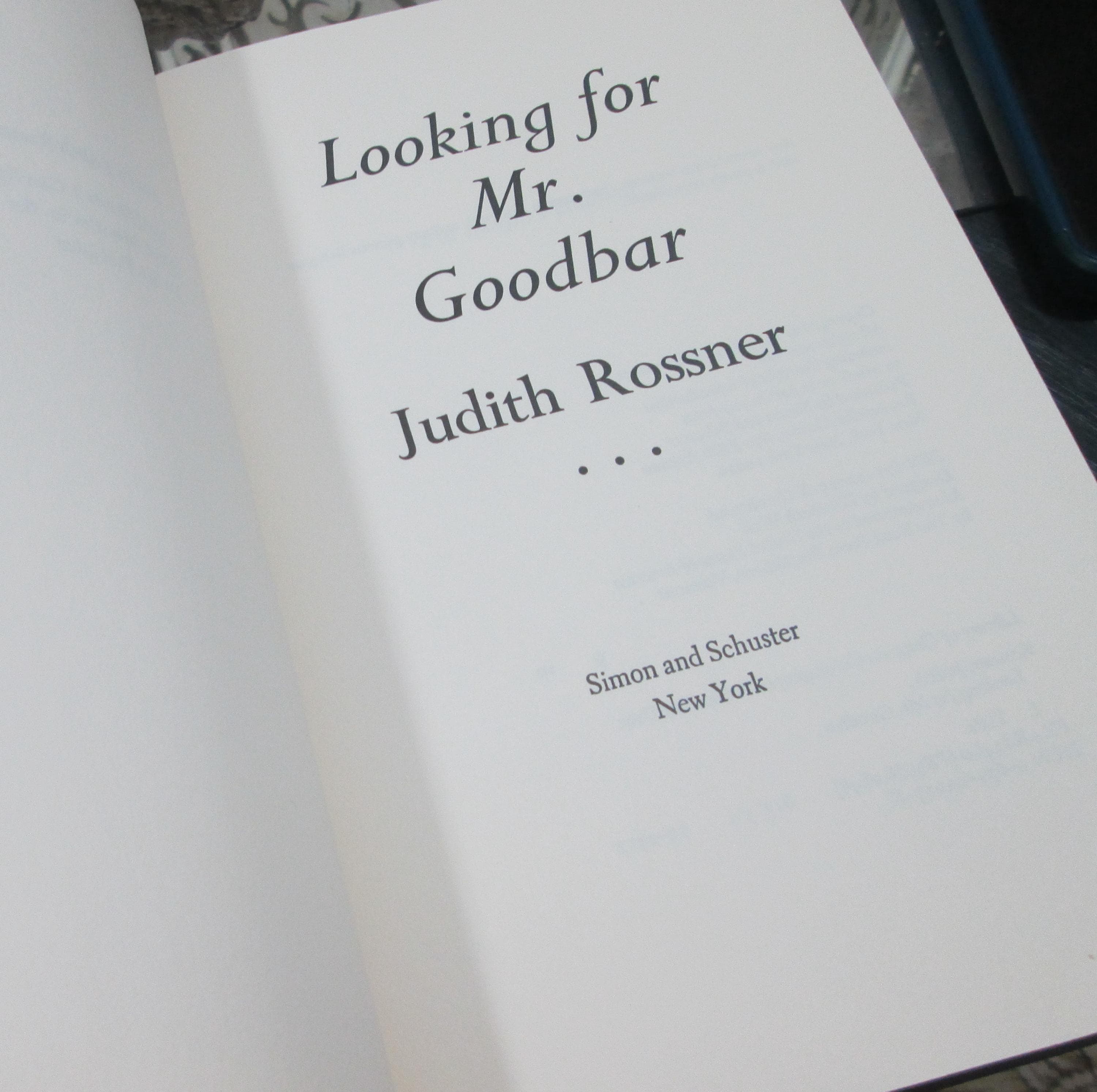 Looking for Mr. Goodbar by Judith Rossner, 1975, Vintage Book - Thumbnail 3