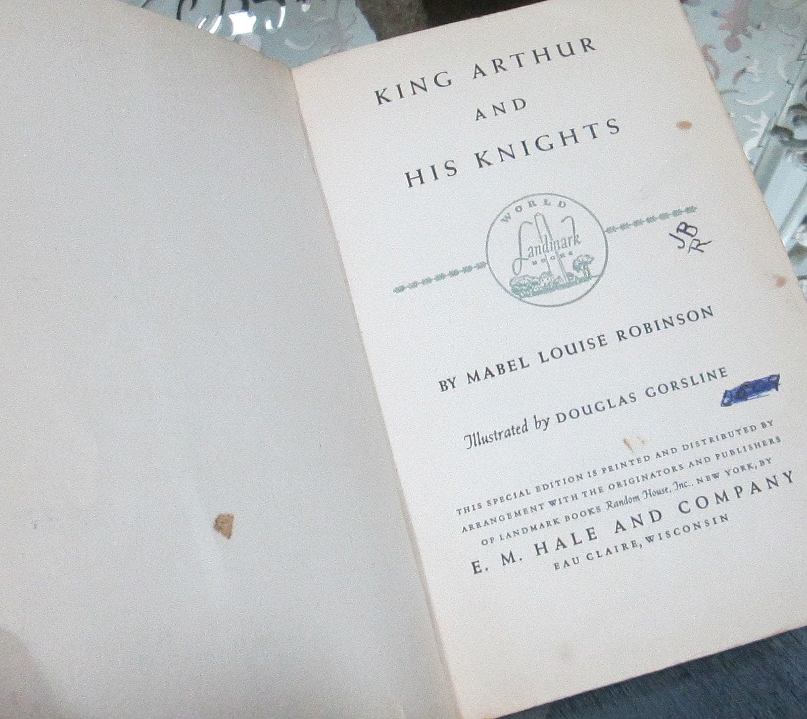 Vintage Book King Arthur and His Knights 1953 - Thumbnail 4