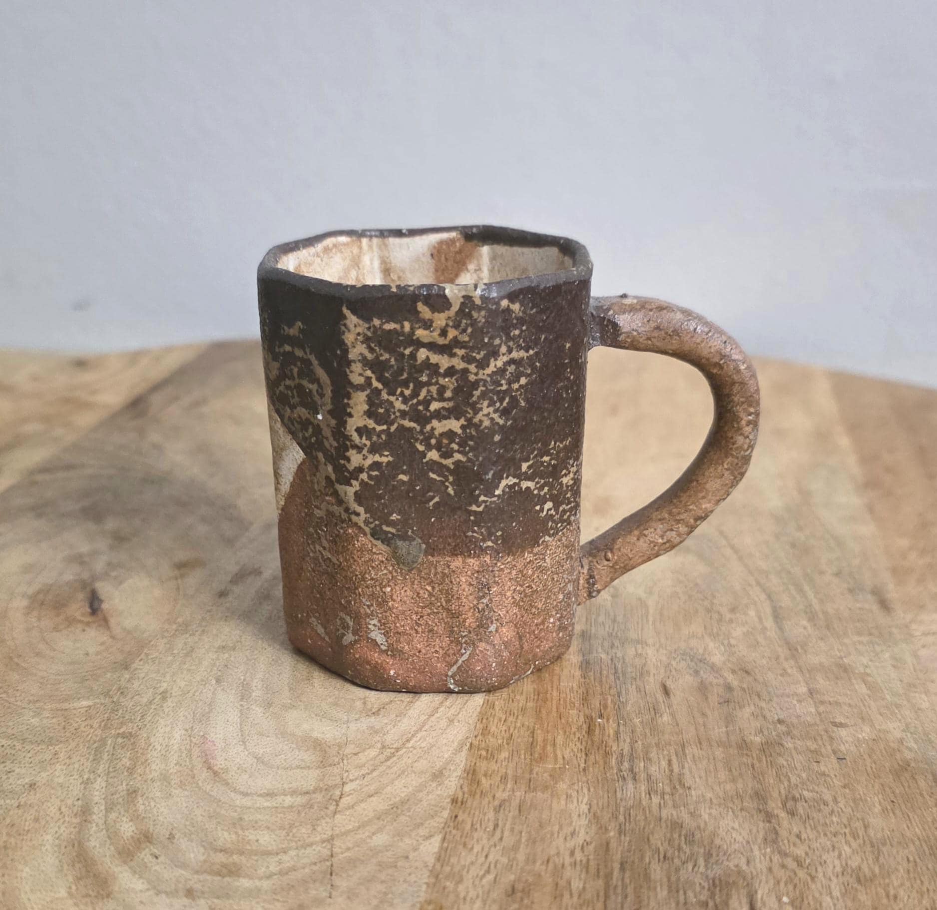 Vintage Handmade Pottery Japanese Tea Cup