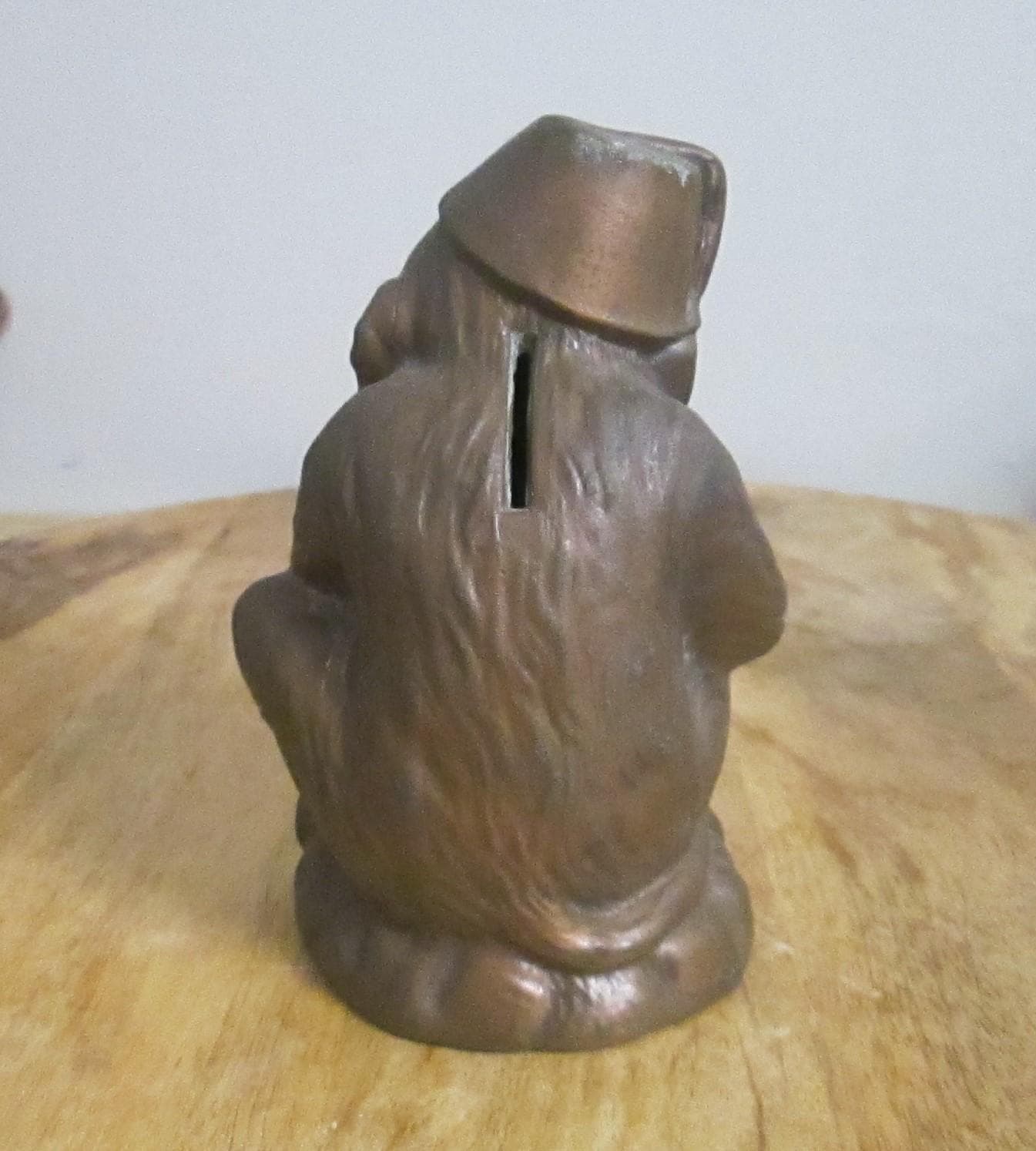 Vintage Koko the Wise Cast Metal Bank - Thumbnail 2