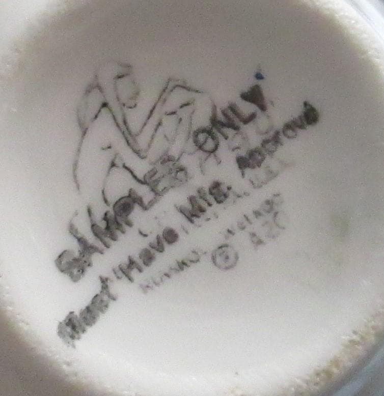 Vintage Shenango China Restaurant Green Sample Coffee Cup, 1962 - Thumbnail 3