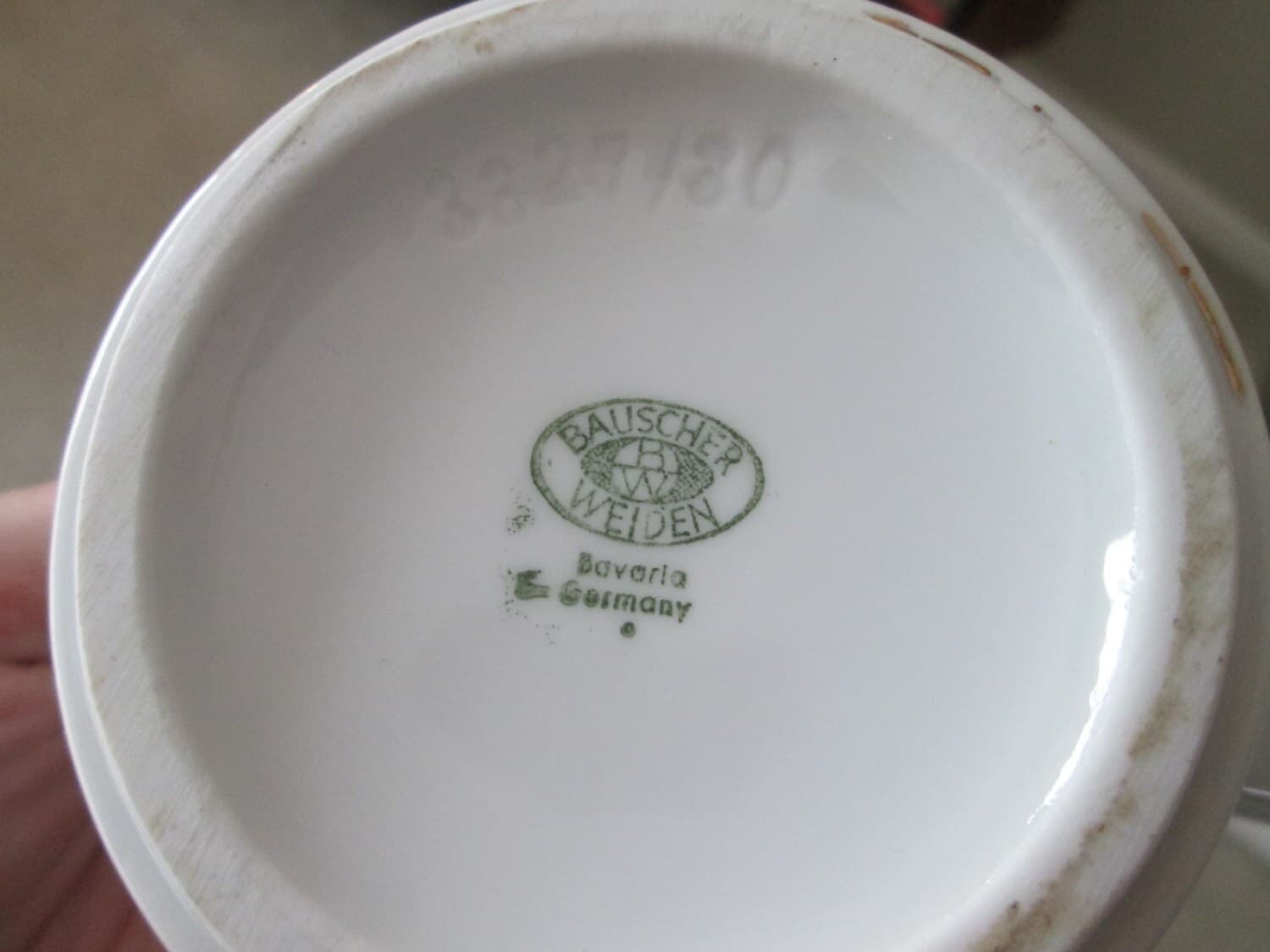Vintage Bauscher Weiden Restaurant Ware Cup / Mug Marked The Lieutenant - Thumbnail 3