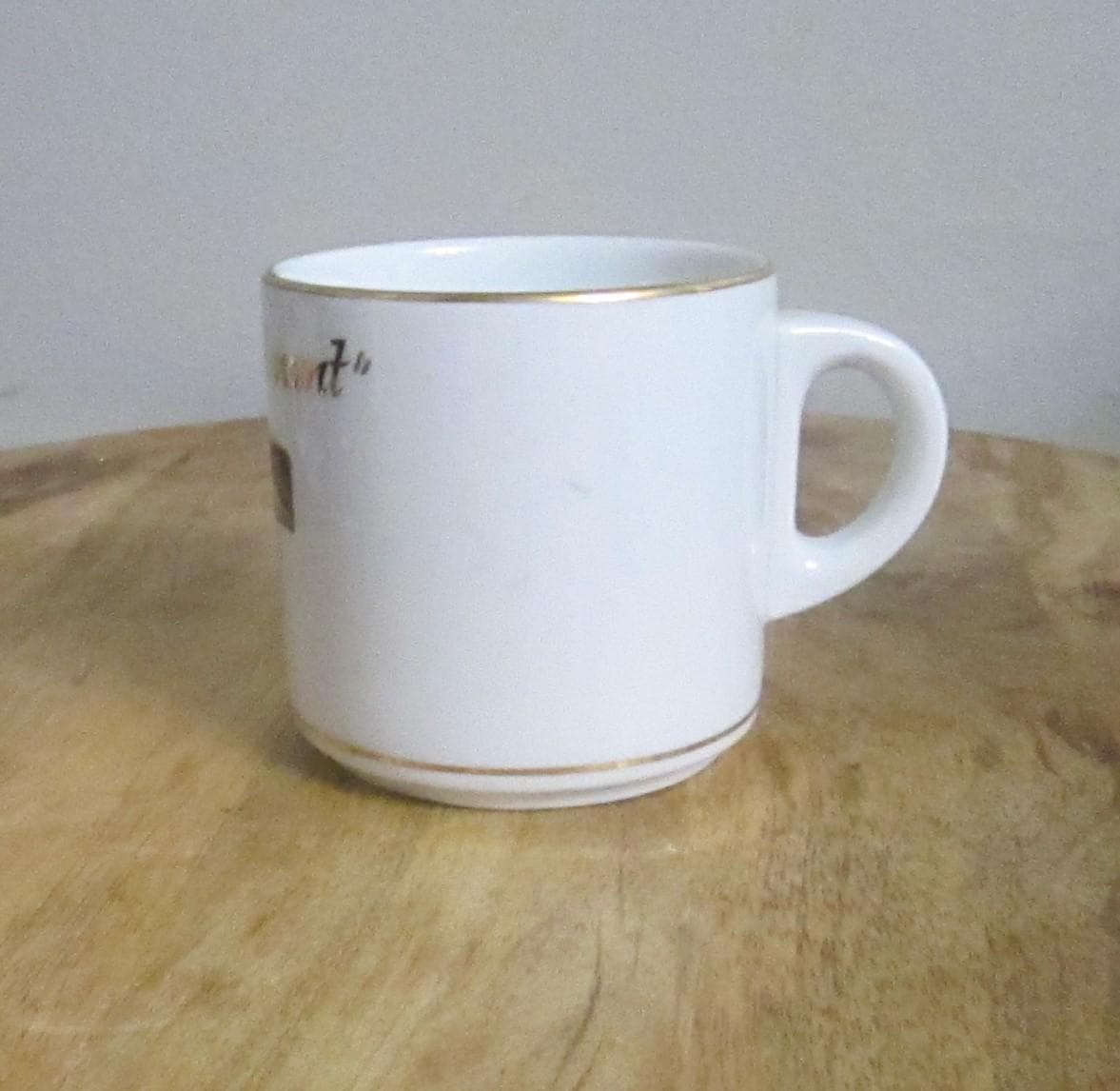 Vintage Bauscher Weiden Restaurant Ware Cup / Mug Marked The Lieutenant - Thumbnail 2