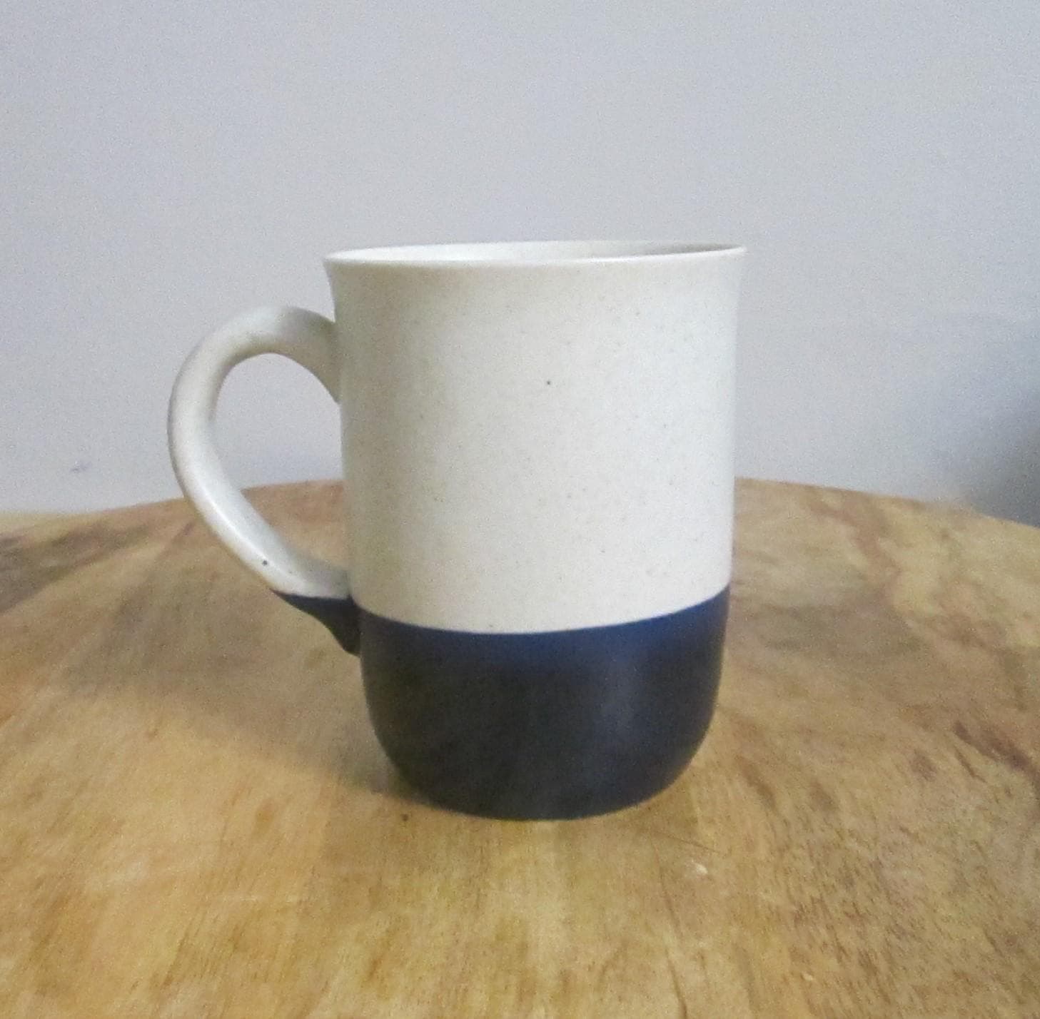 Vintage Blue & Gray Unicorn Stoneware Mug - Thumbnail 2
