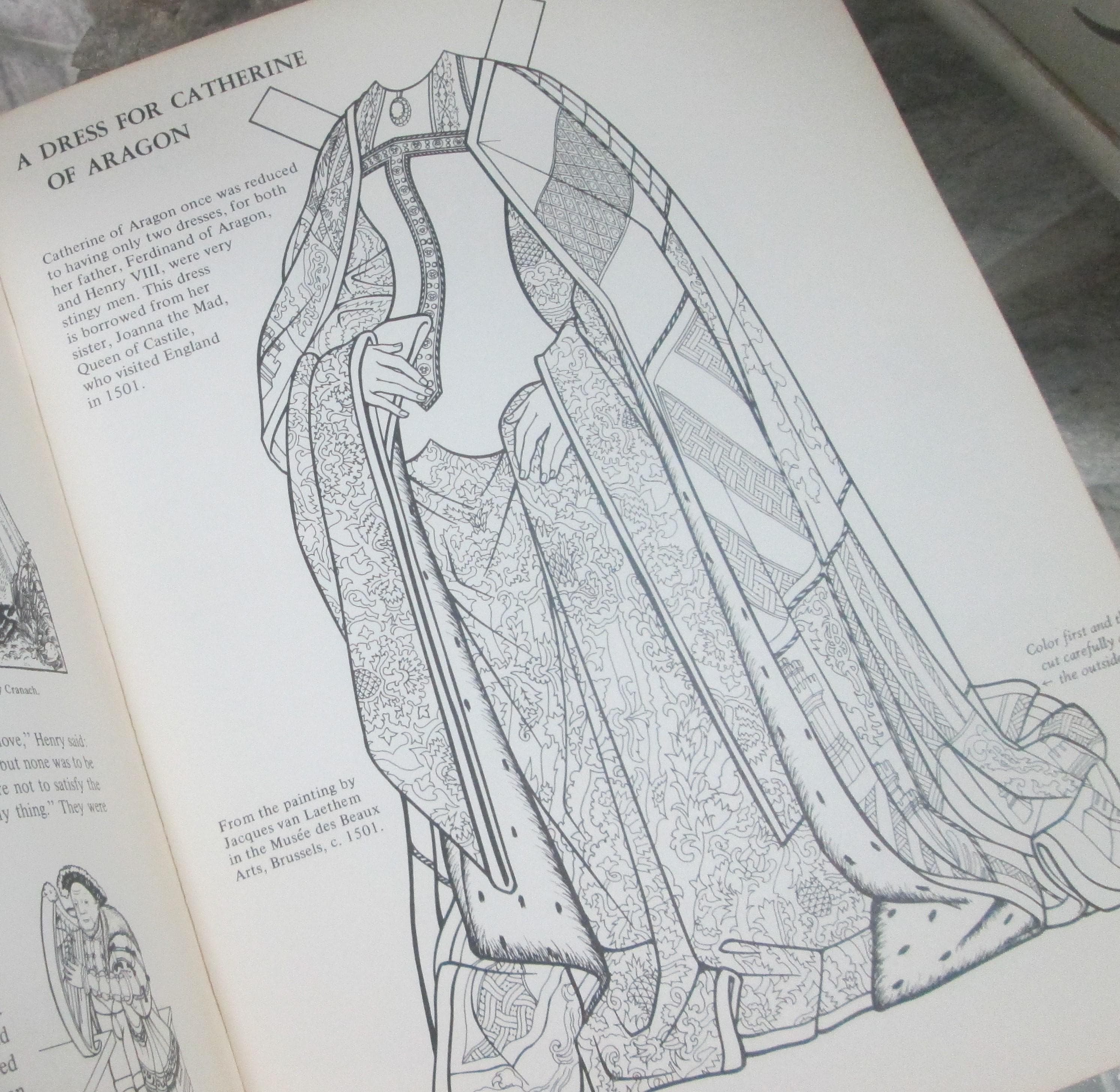 Vintage Henry VIII and His Wives Paper Dolls Booklet - Thumbnail 2