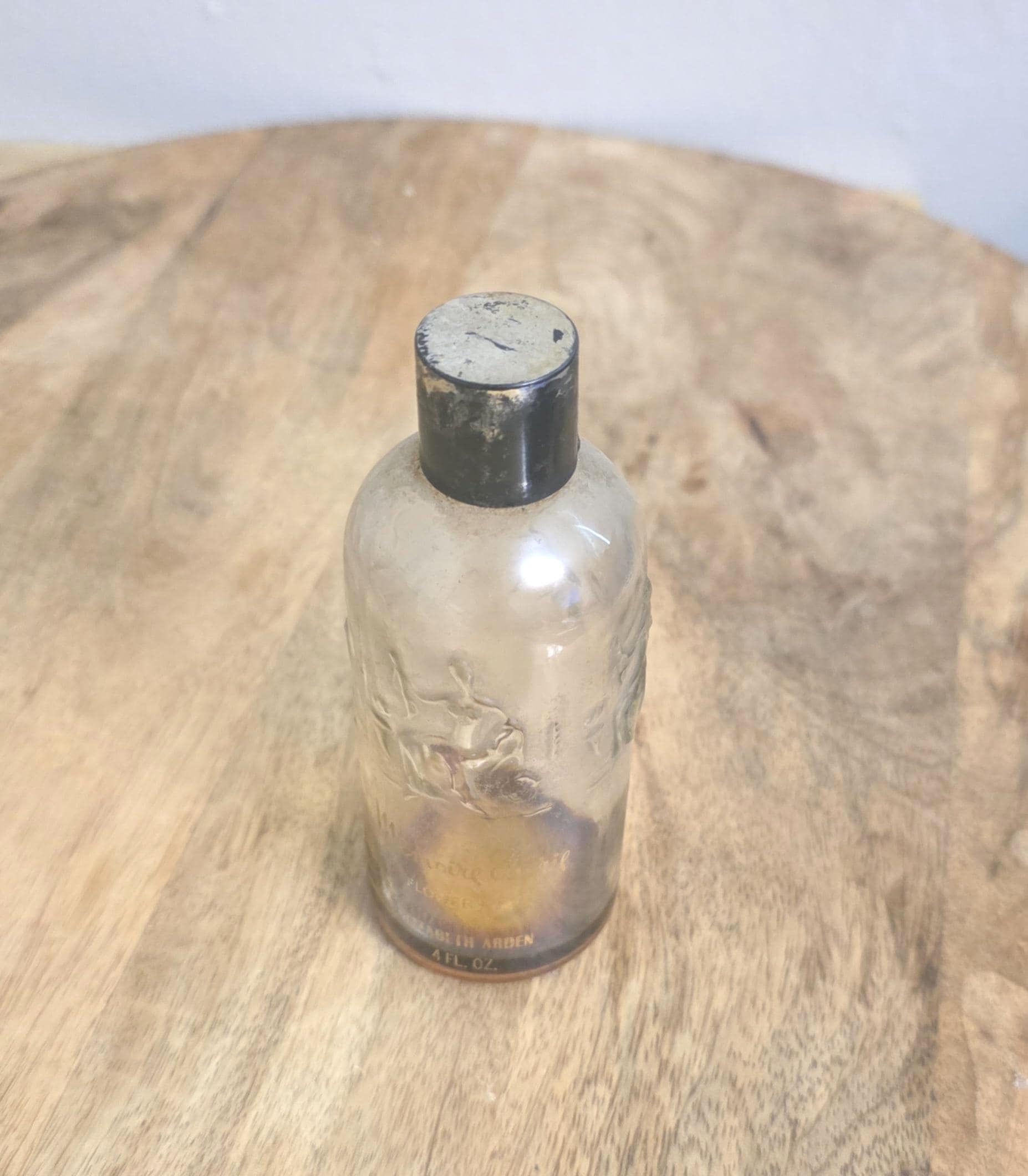 Vintage Elizabeth Arden Memoire Cherie Flower Mist Art Nouveau Style Perfume Bottle - Thumbnail 3