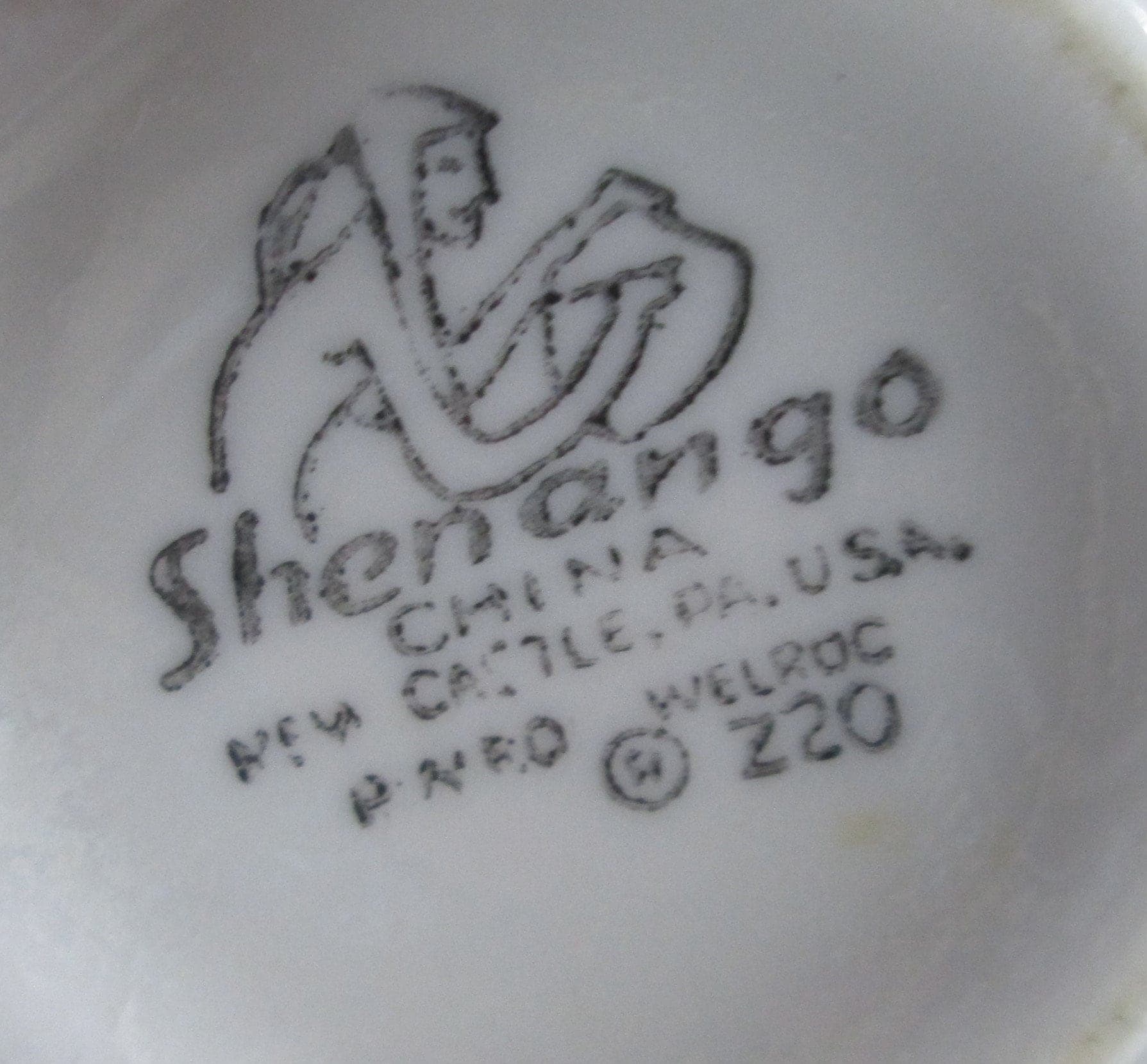 Vintage Shenango China Restaurant Ware Gold Pattern Cup - Thumbnail 3