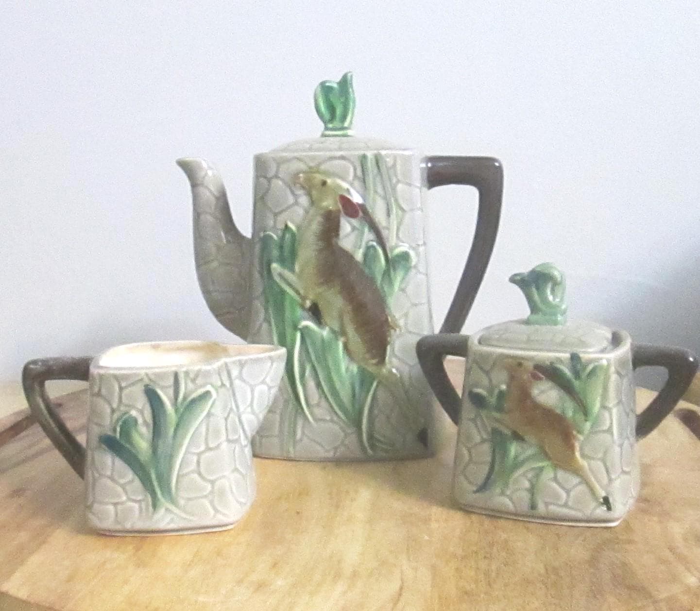 Vintage L. Batlin & Sons Leaping Antelope Tea Set