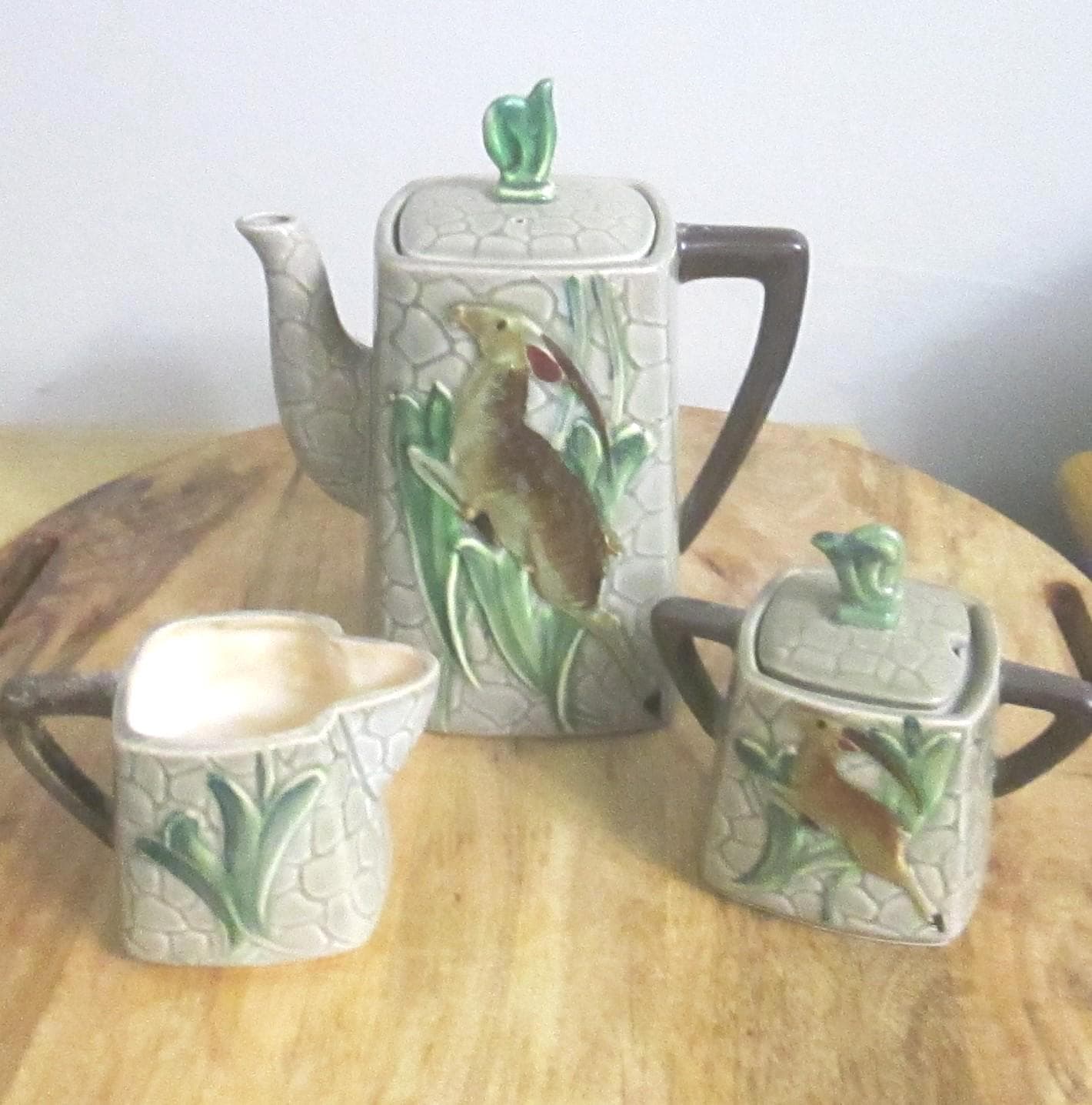 Vintage L. Batlin & Sons Leaping Antelope Tea Set - Thumbnail 3