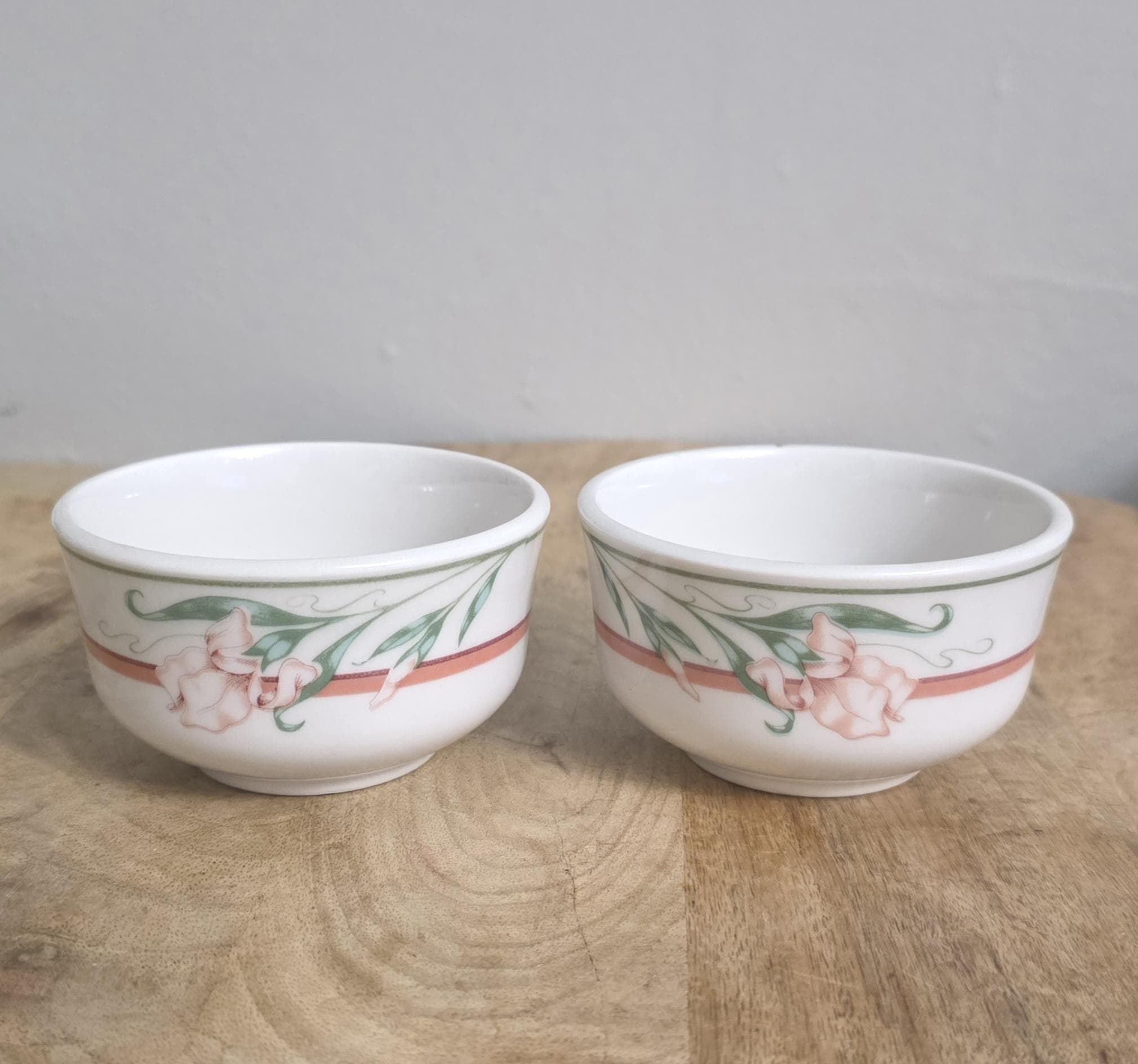 Vintage Shenango China Restaurant Ware Bud Vase and Ramekin Set - Thumbnail 5