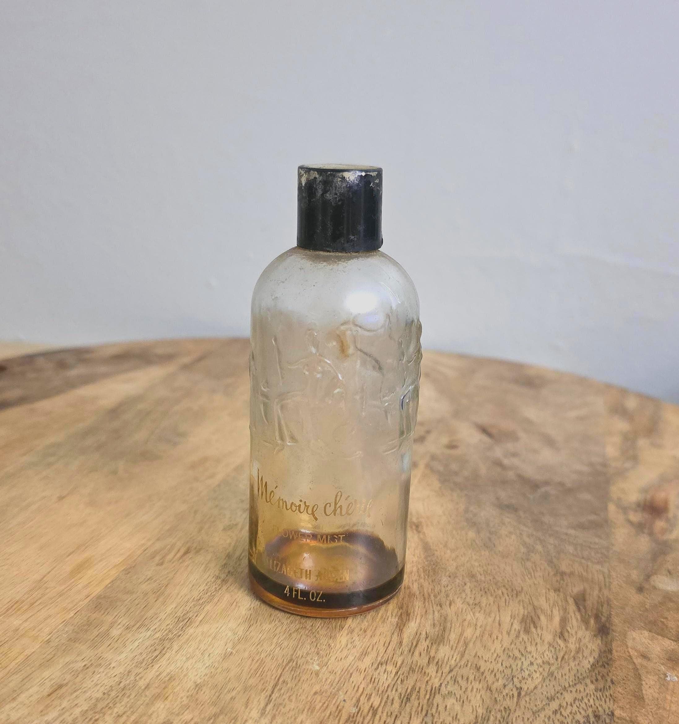 Vintage Elizabeth Arden Memoire Cherie Flower Mist Art Nouveau Style Perfume Bottle