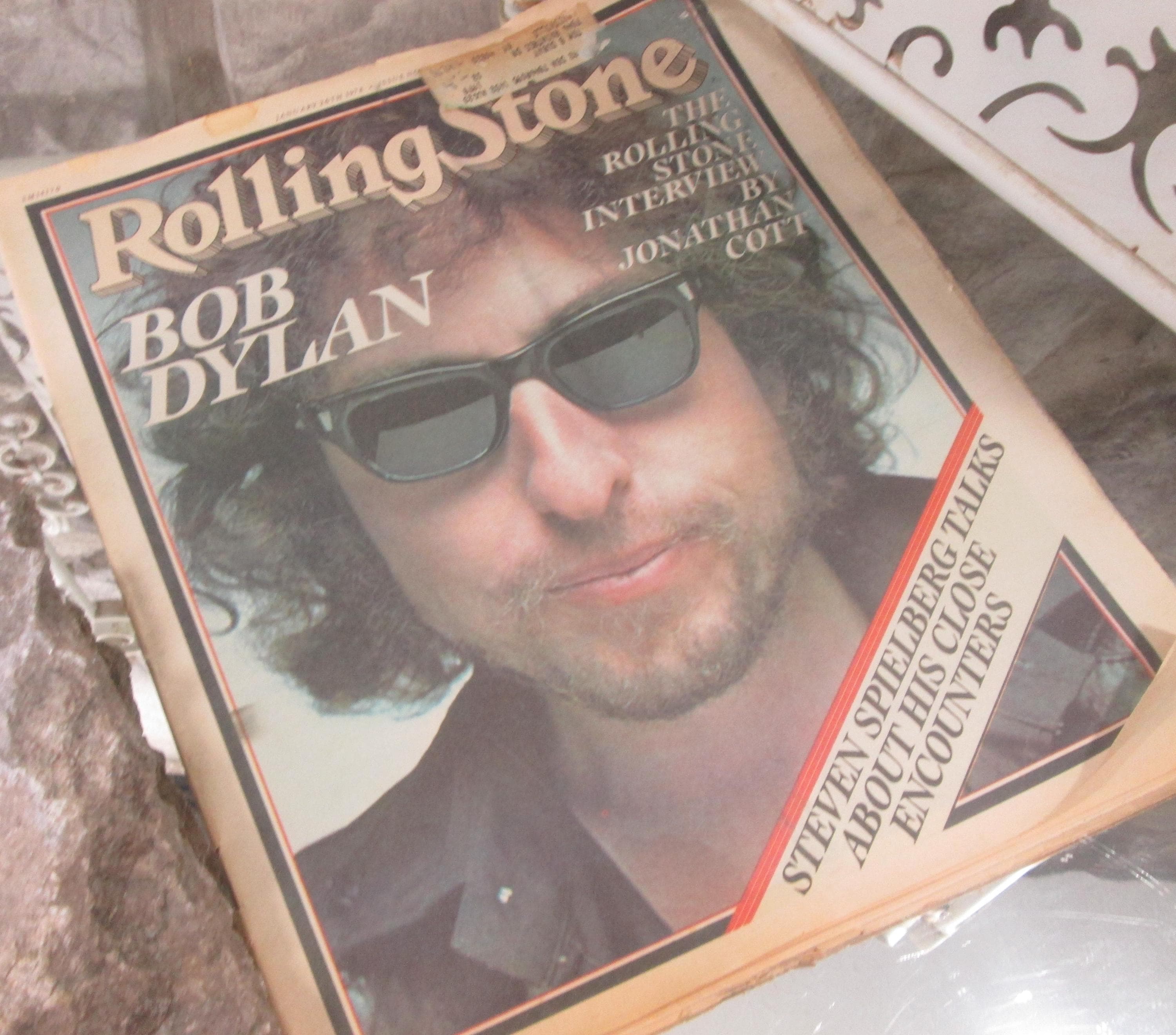 Vintage Rolling Stone Magazine, Bob Dylan Cover, January, 1978