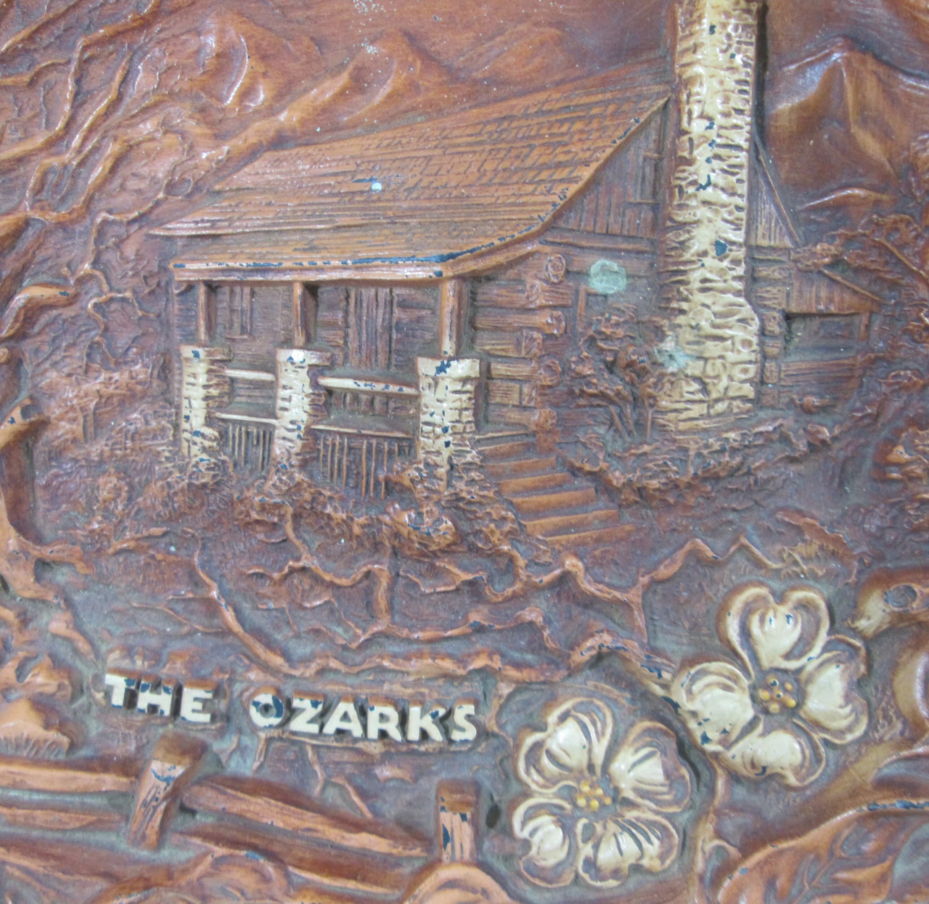 Vintage Ozarks Souvenir Tray - Thumbnail 2