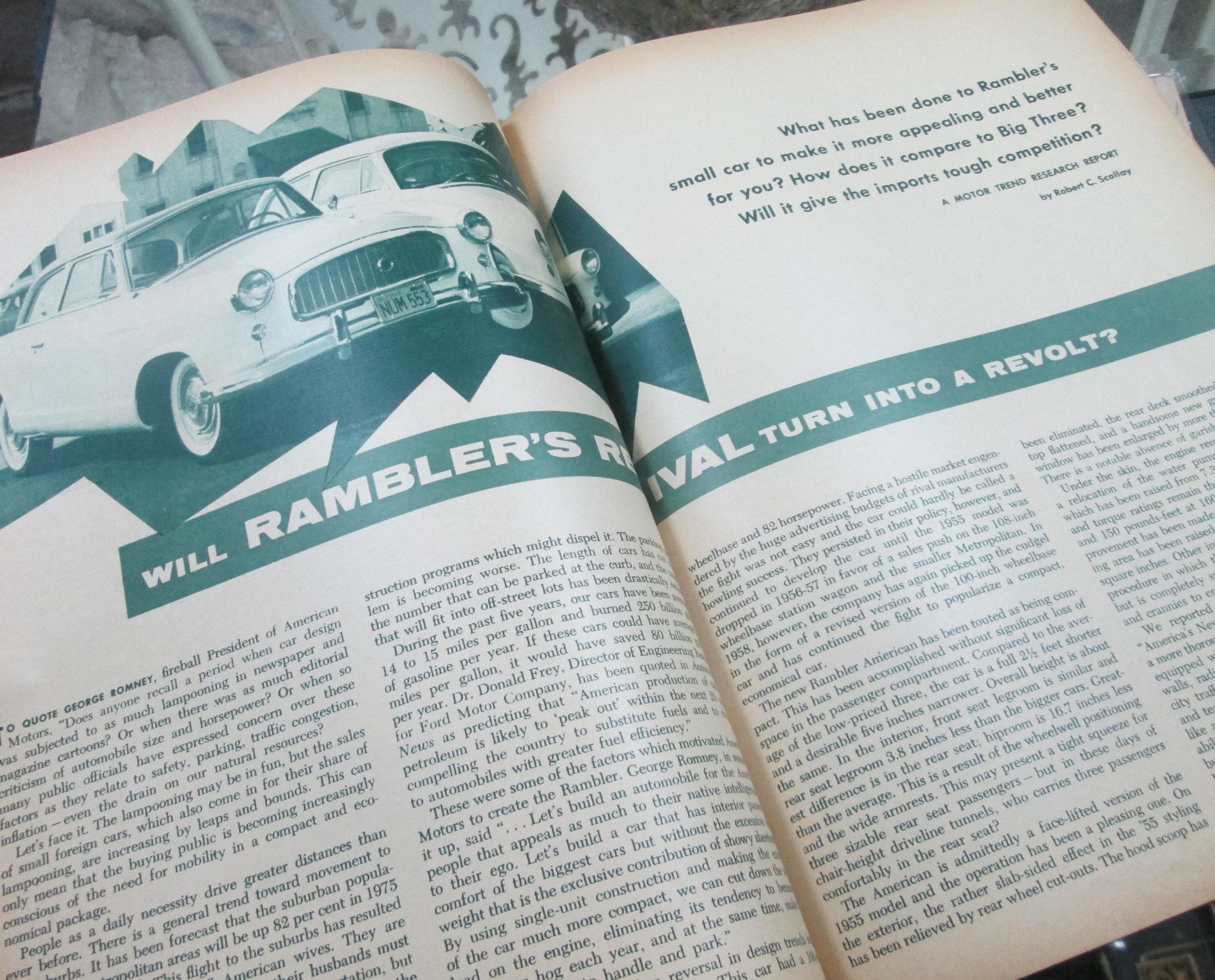 Vintage Motor Trend Magazine June 1958 - Thumbnail 2