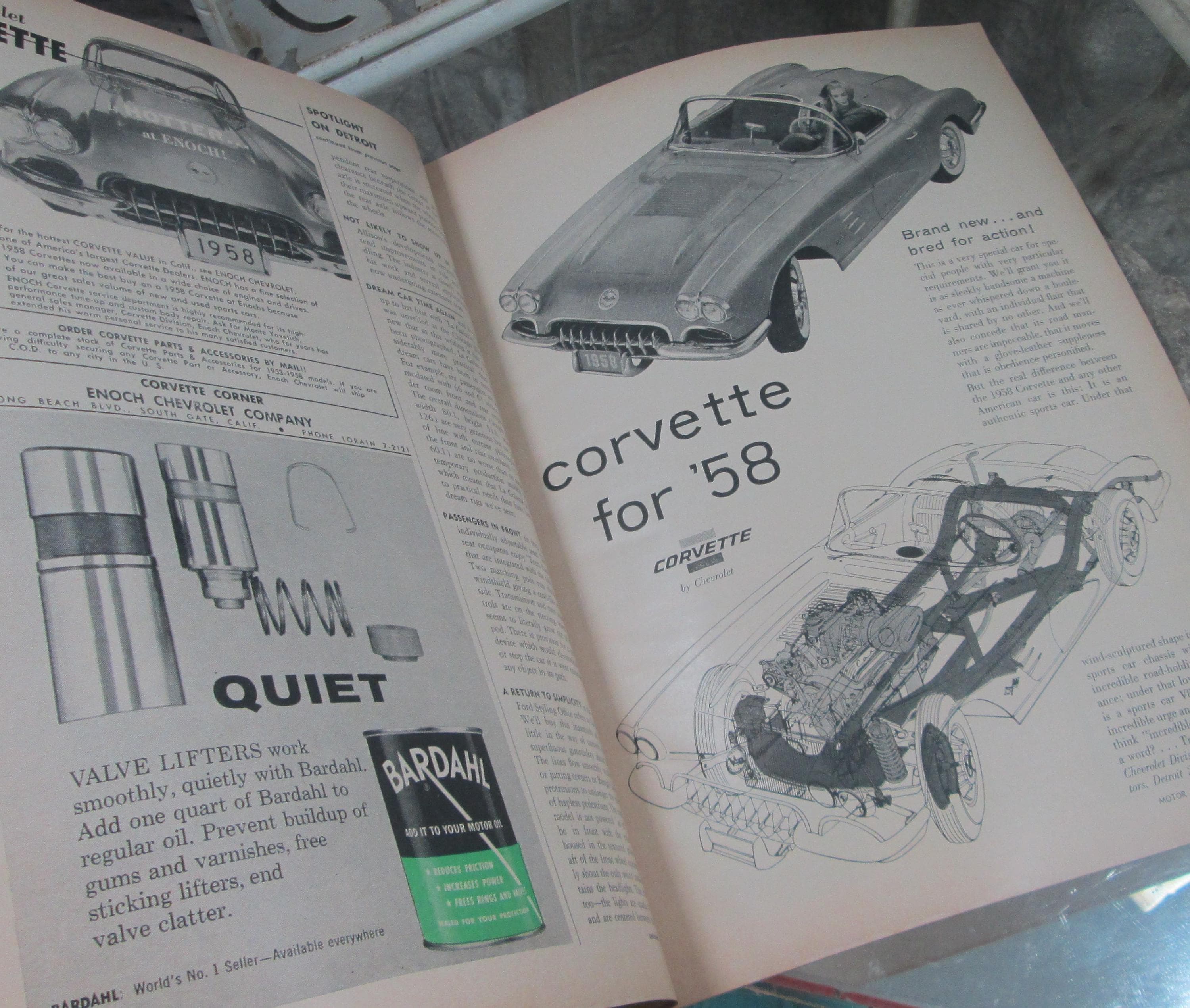 Vintage Motor Trend Magazine March, 1958, Oldsmobile and Dodge Comparison - Thumbnail 2