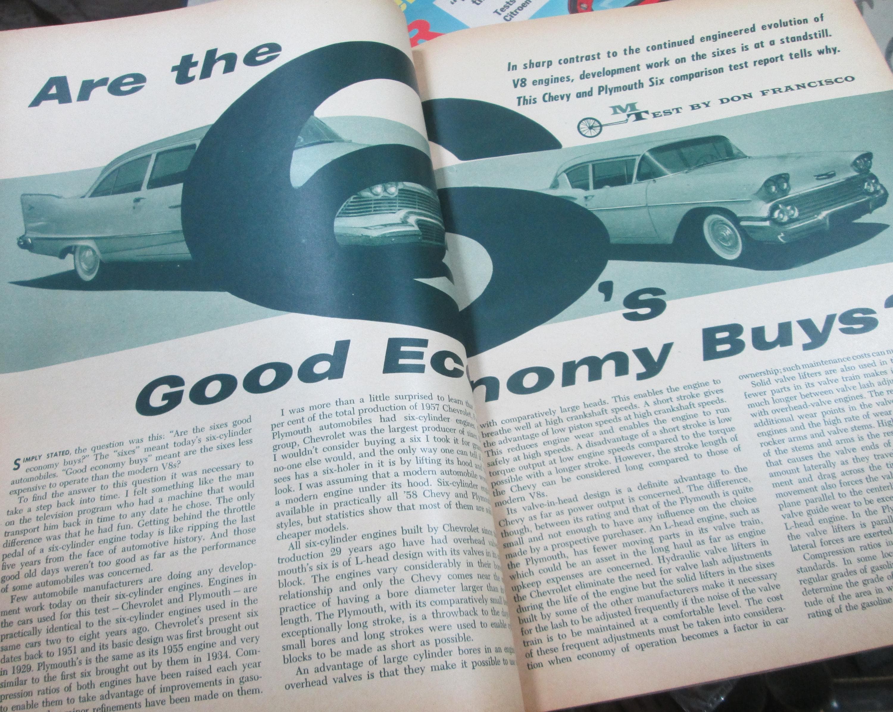 Vintage Motor Trend Magazine July 1958, Abarth, Sunbeam-Rapier, and Porsche - Thumbnail 3