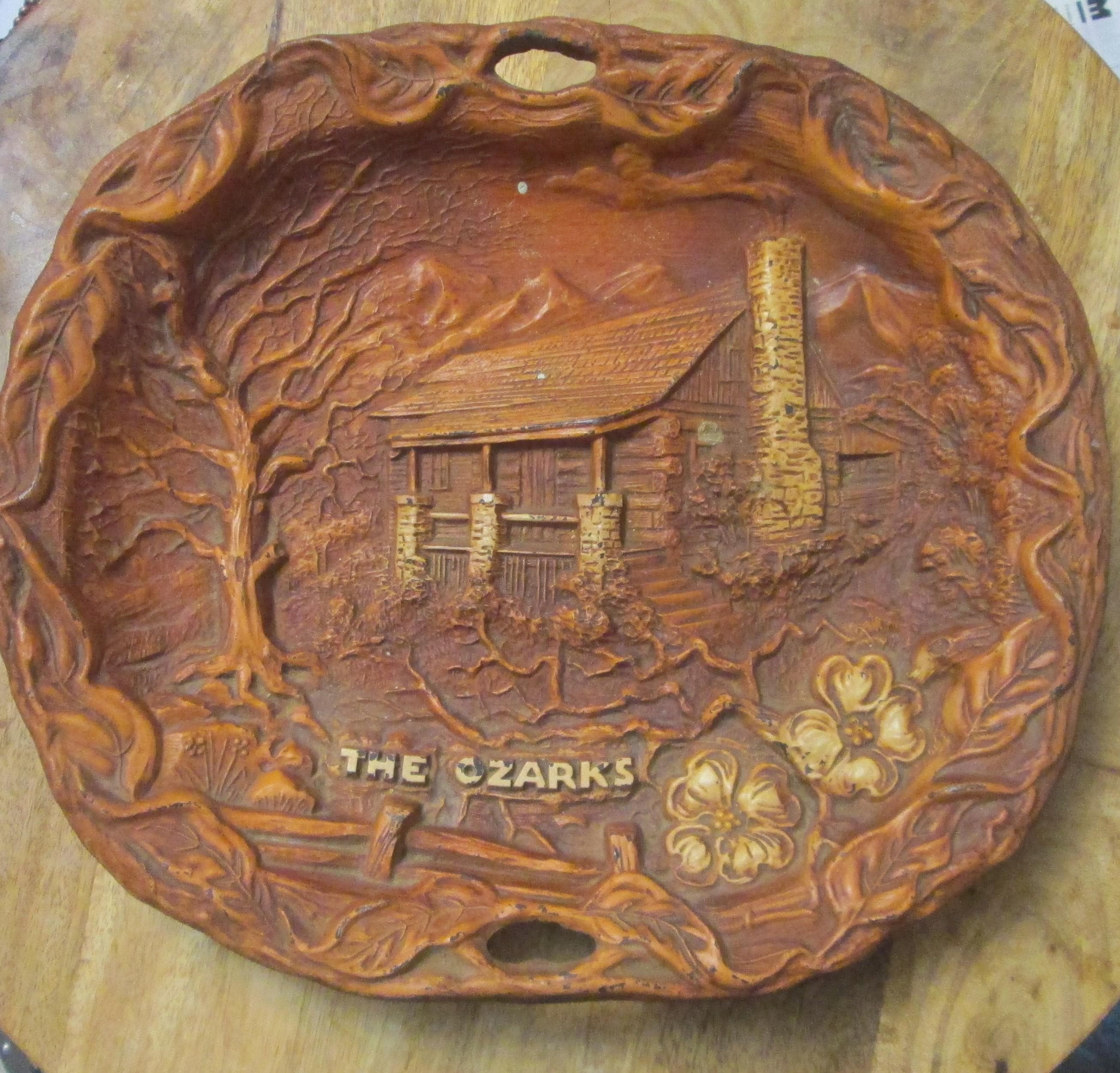 Vintage Ozarks Souvenir Tray