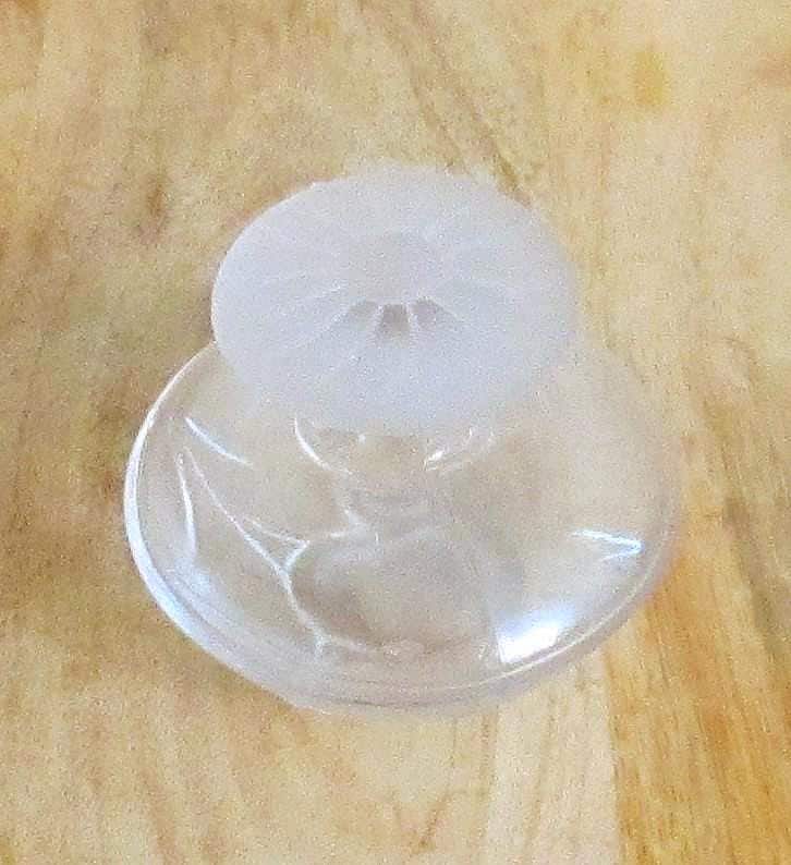 Vintage Floral Stopper Perfume Bottle - Thumbnail 2