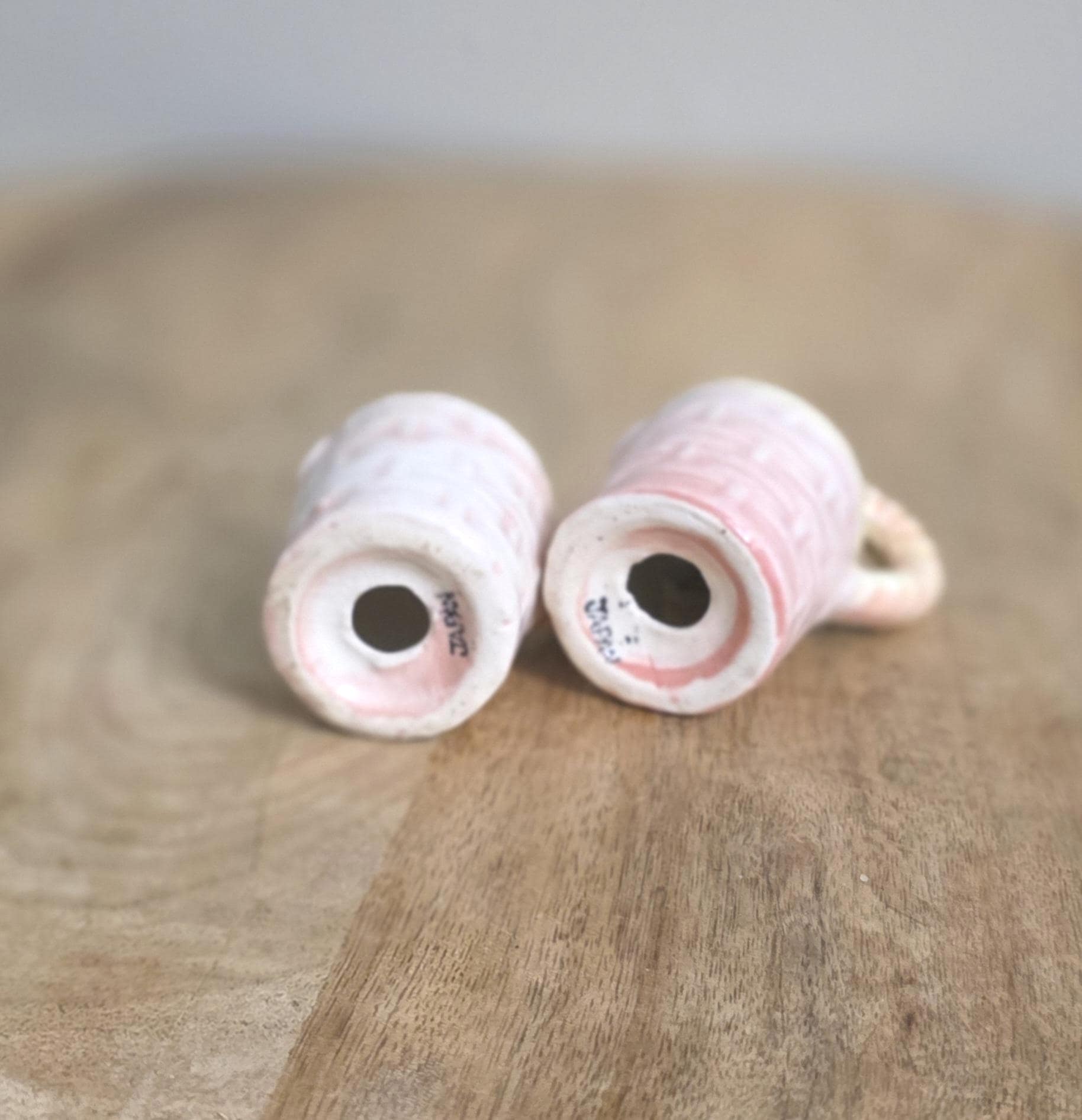 Vintage Japanese Basket Design Salt and Pepper Shakers - Thumbnail 4