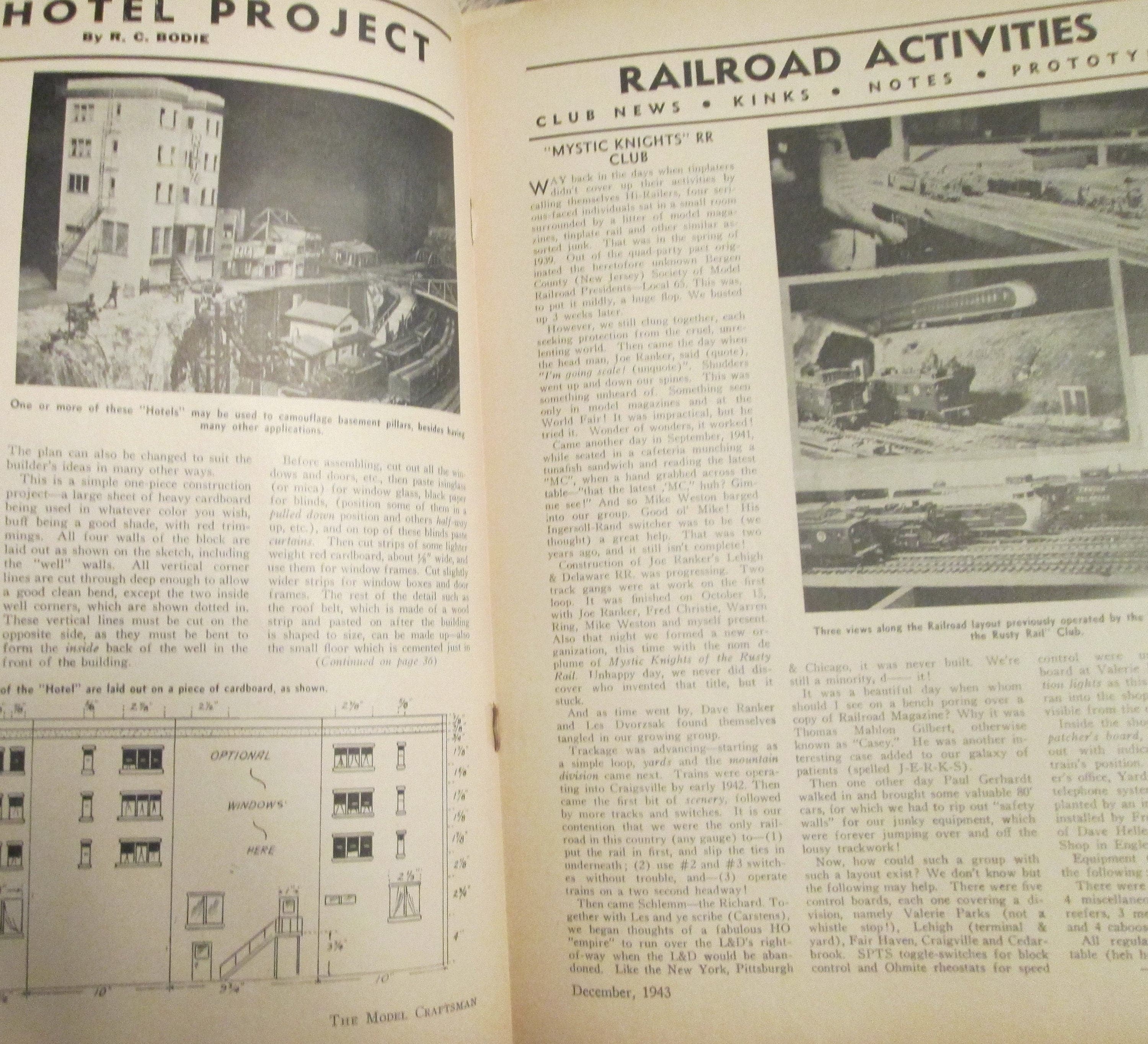 Vintage December 1943 Model Craftsman Magazine - Thumbnail 2
