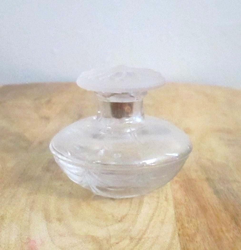 Vintage Floral Stopper Perfume Bottle