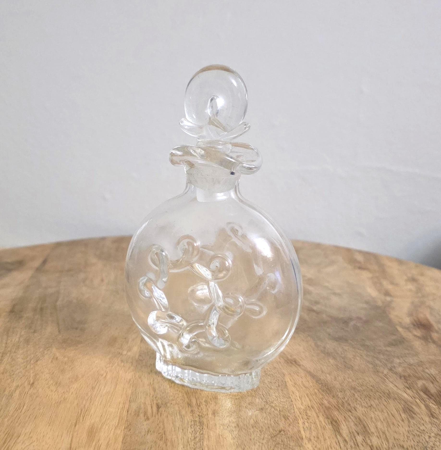 Vintage Glass Stoppered Perfume Bottle