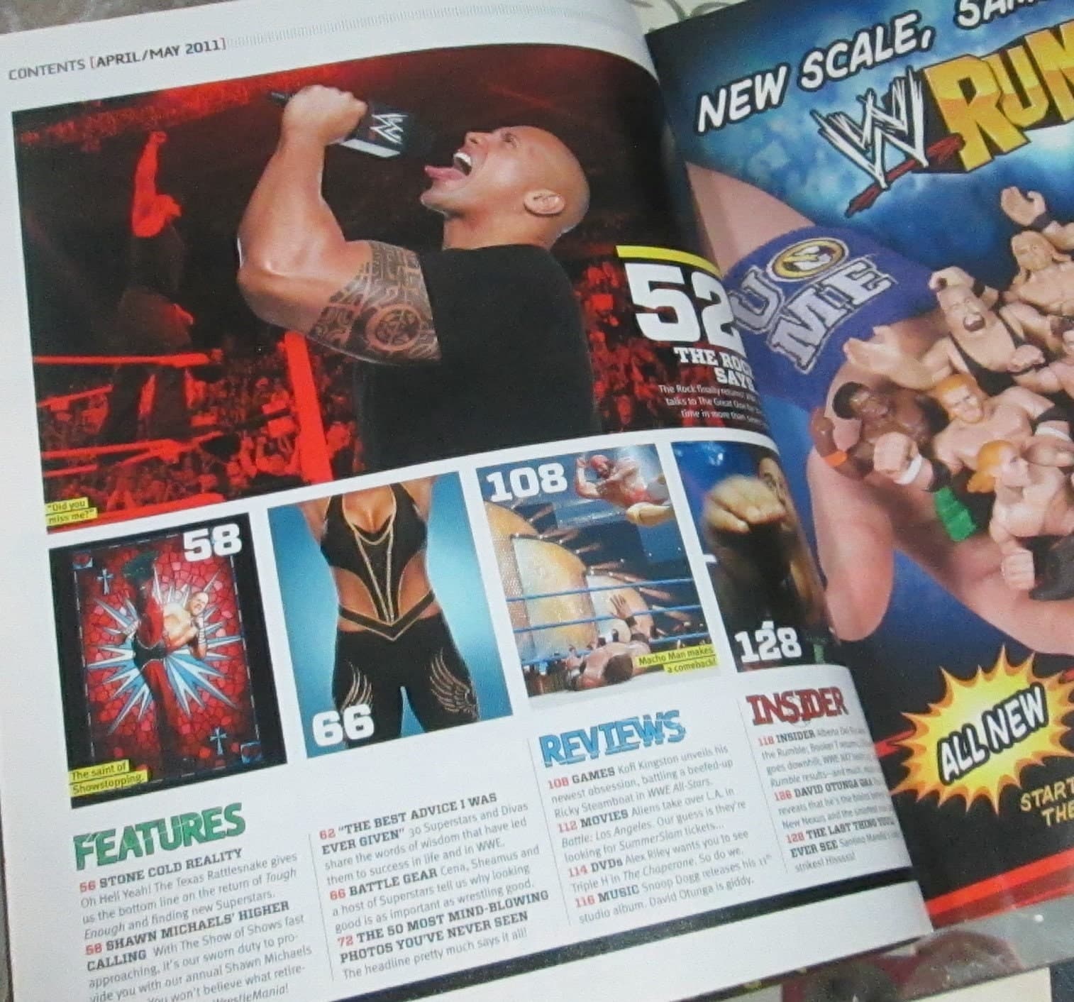 WWF Magazine with The Rock Cover - Thumbnail 3