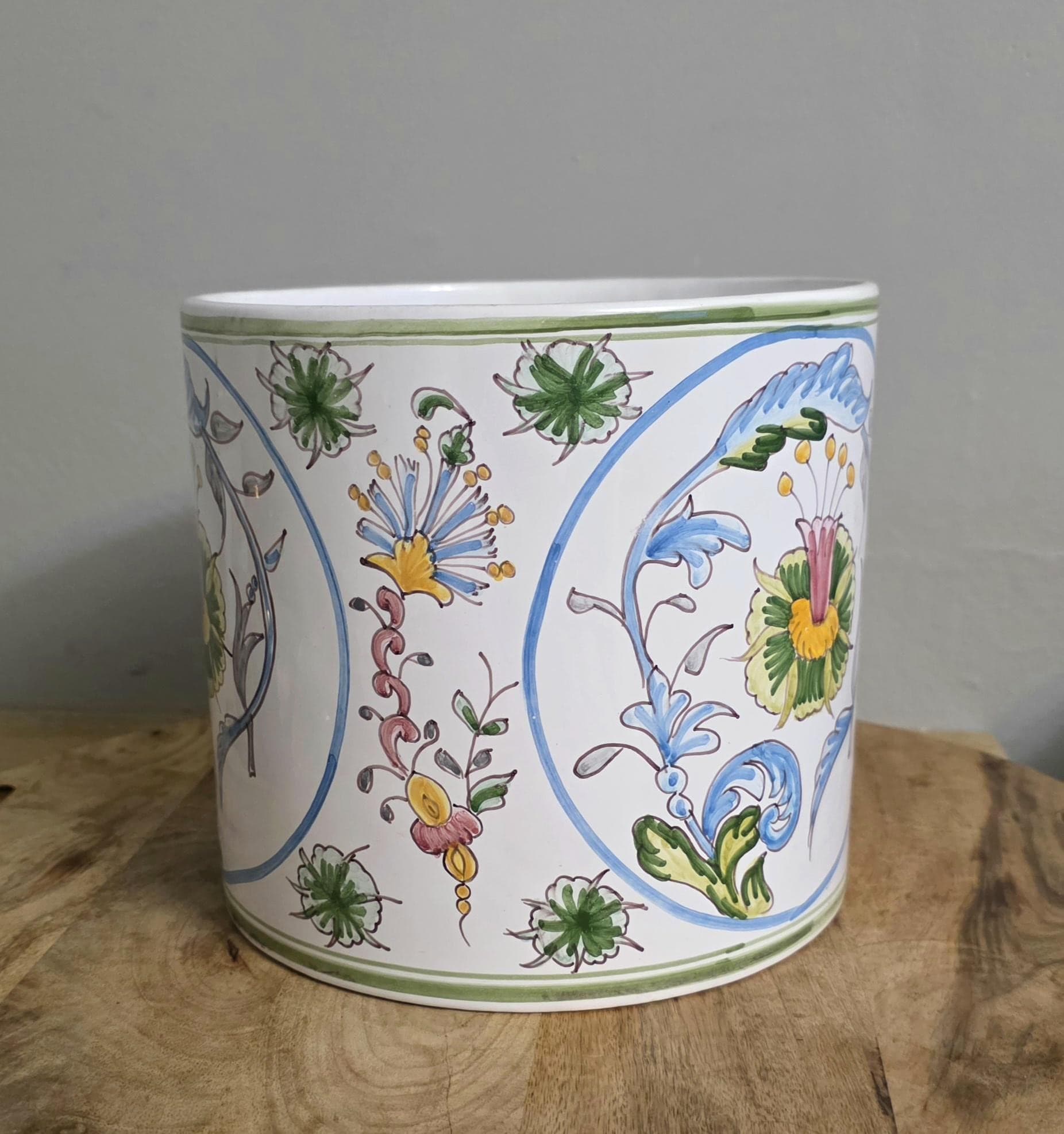 Nora Fenton Hand Painted Planter - Thumbnail 2