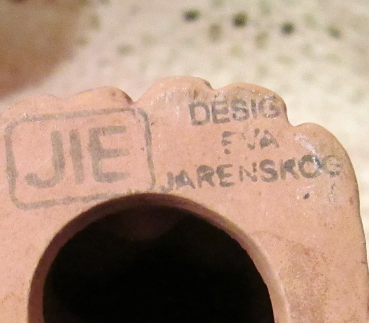 Vintage Jie Sweden Ewa Jarenskog Pottery Troll Figurine - Thumbnail 3