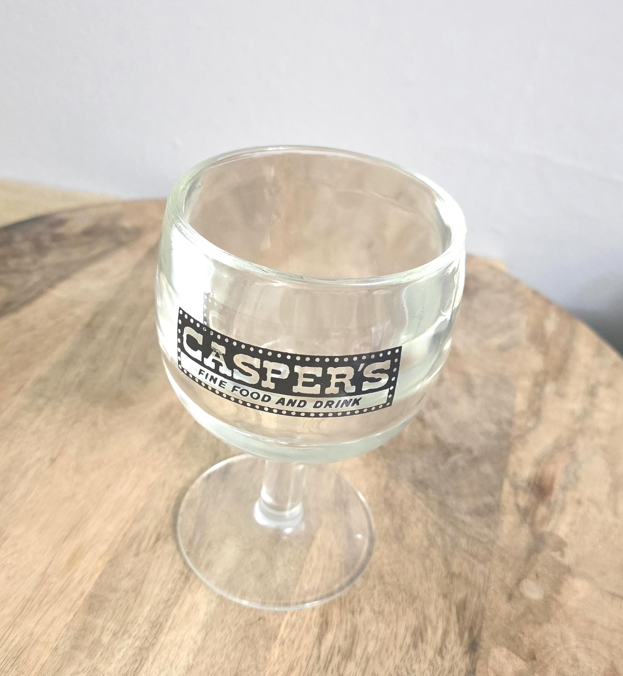 Casper's Restaurant Oversized Beer Mug Glass Goblet - Thumbnail 2