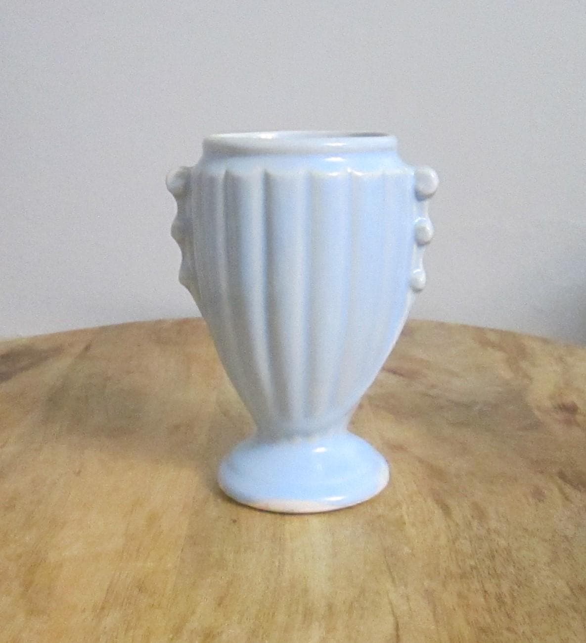 Vintage USA Pottery Blue Vase