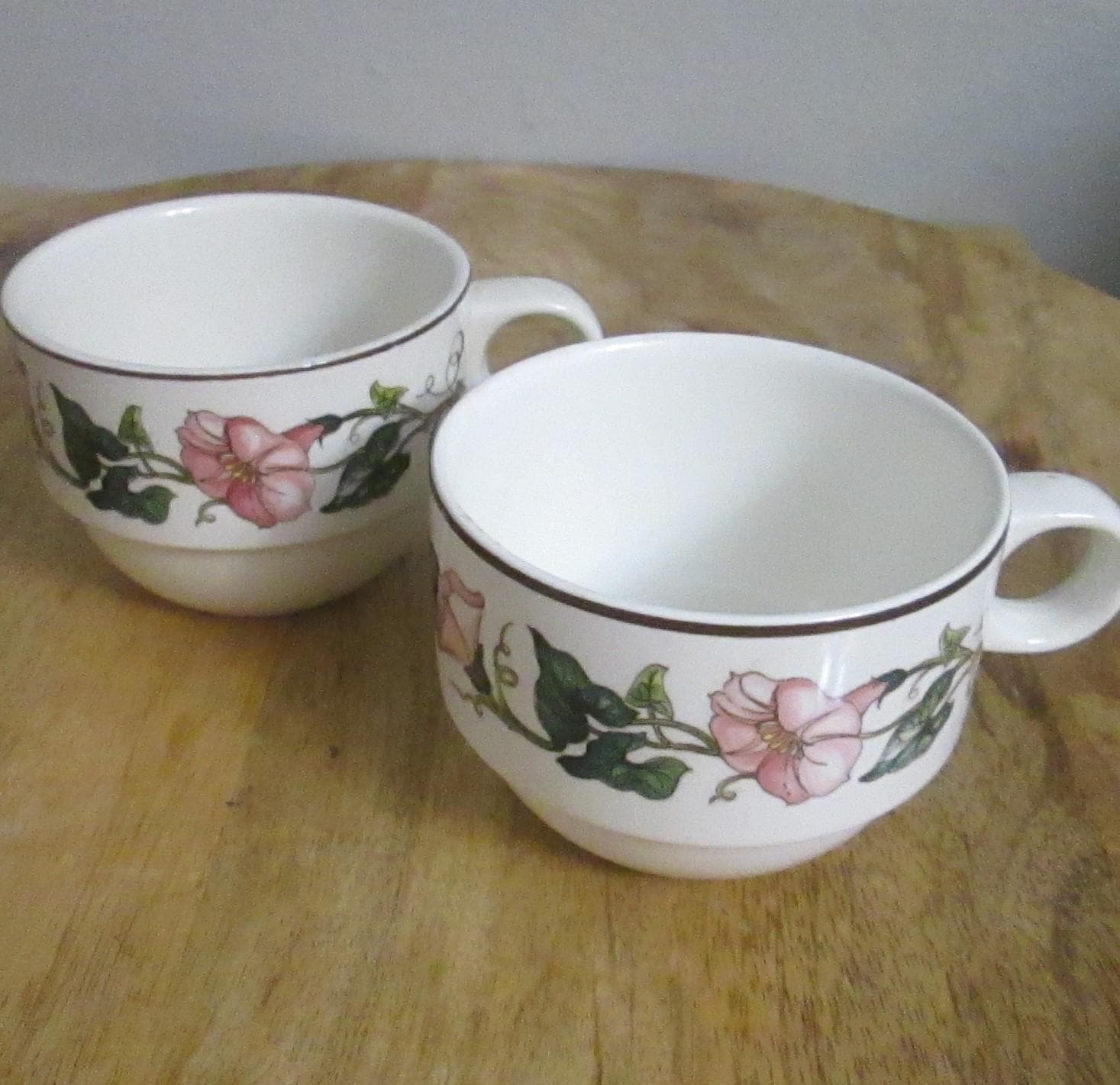 Vintage Villeroy & Boch Palermo Pattern Coffee Cups - Thumbnail 2