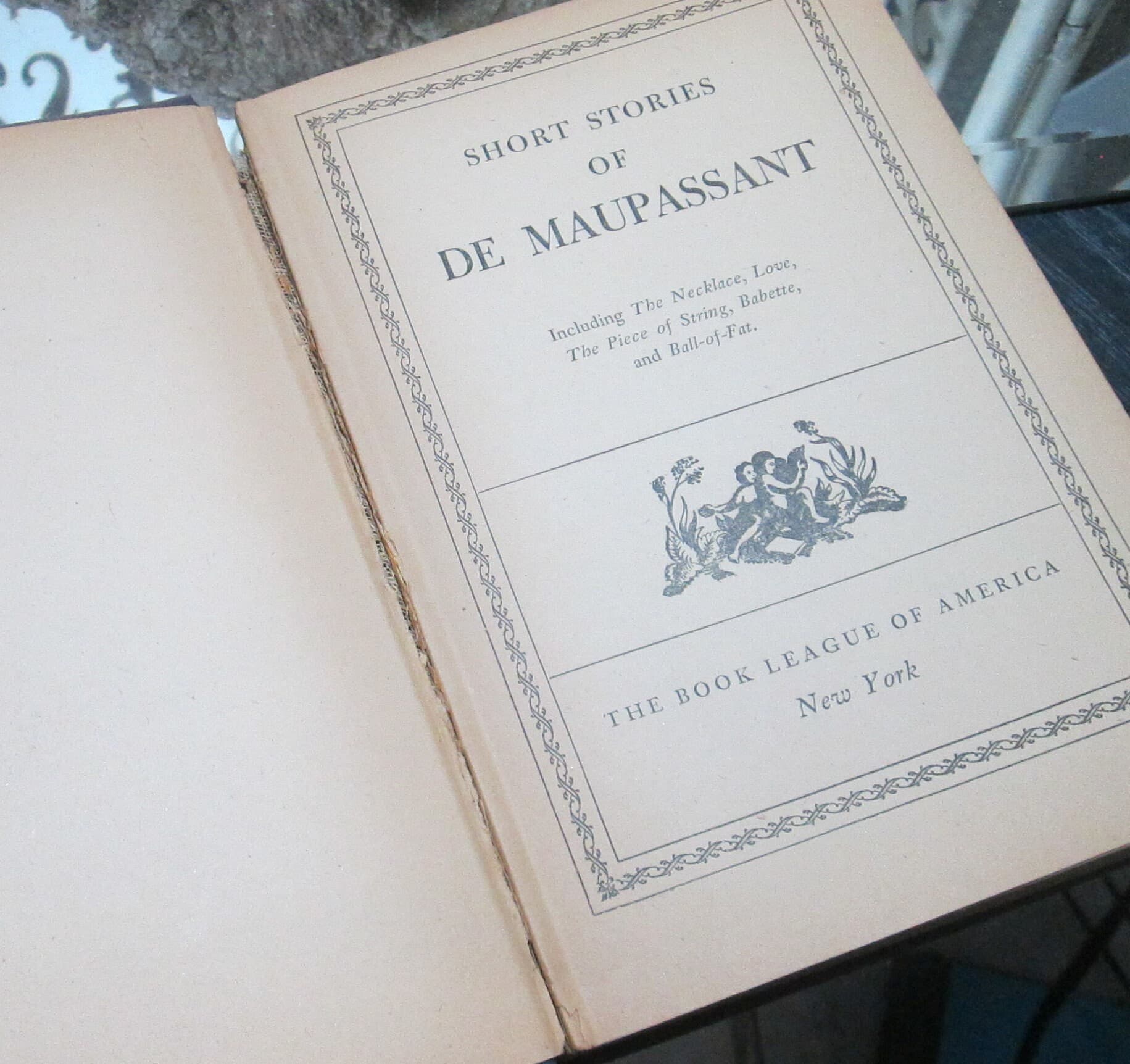Short Stories of De Maupassant Vintage Book - Thumbnail 3