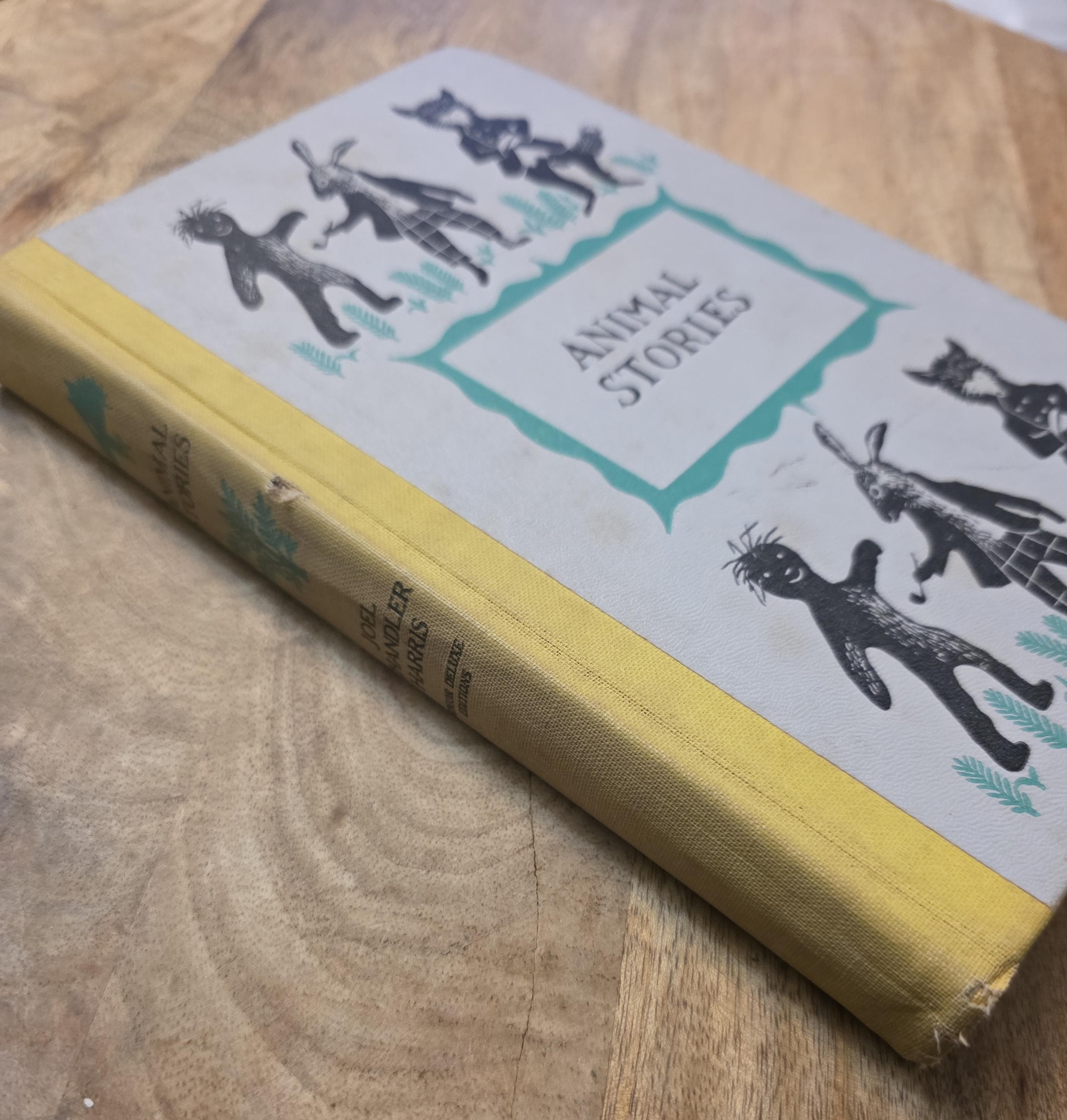 Vintage Animal Stories by Joel Chandler Harris, Ezra Jack Keats Illustrations, 1954 Book - Thumbnail 2