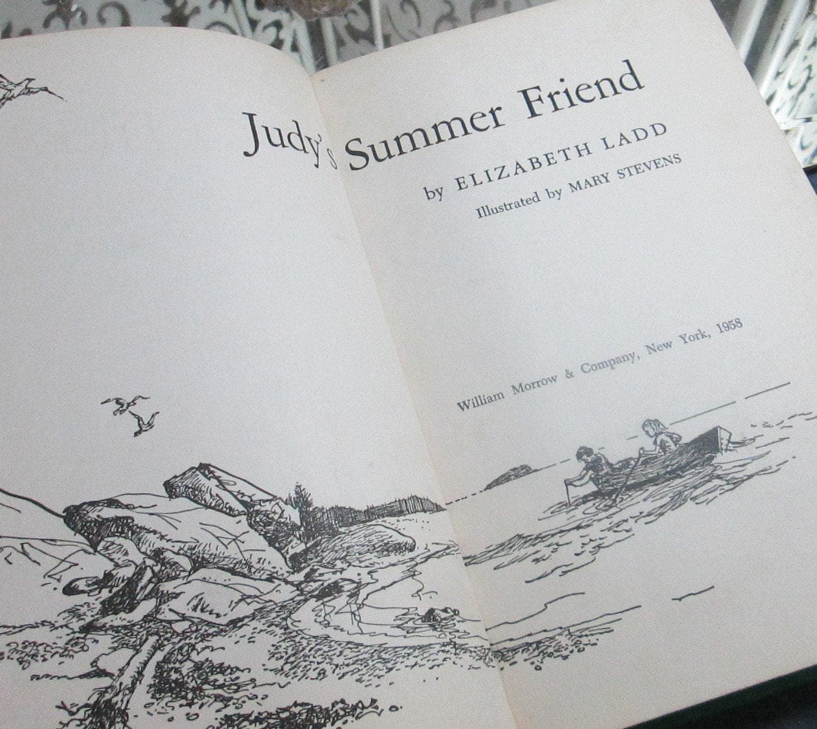 Judy's Summer Friend by Elizabeth Ladd, 1958, Vintage Book - Thumbnail 3