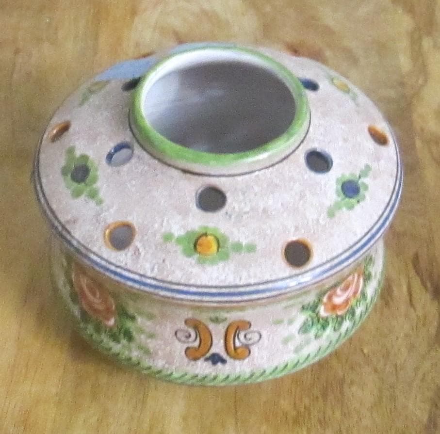 Vintage Italian Capri Pottery Inkwell - Thumbnail 2