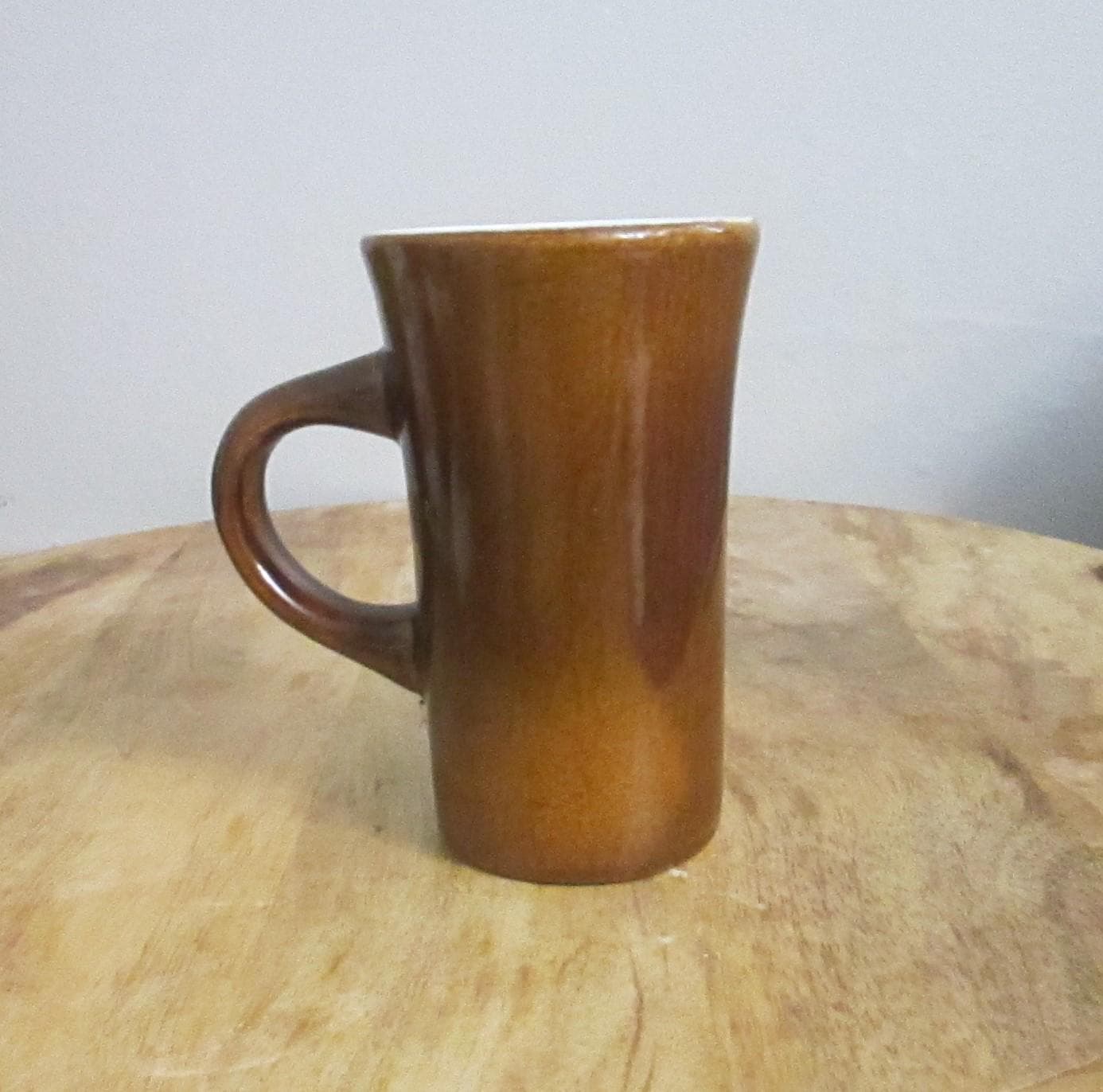 Vintage Cafe Copra Holiday Inn Hawaii Brown Glaze Restaurant Ware Mug - Thumbnail 2