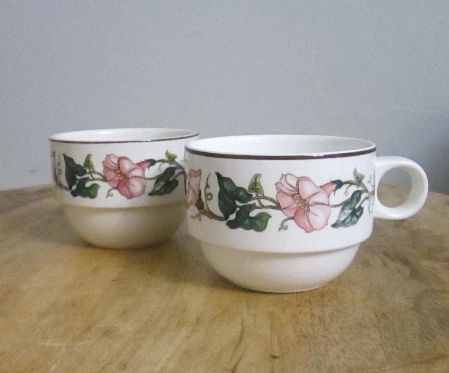 Vintage Villeroy & Boch Palermo Pattern Coffee Cups