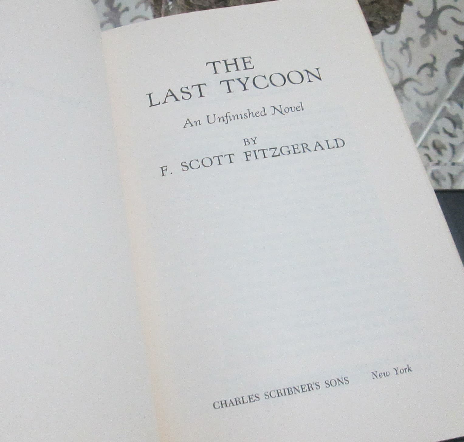 Vintage Edition The Last Tycoon by F. Scott Fitzgerald, 1969 - Thumbnail 4