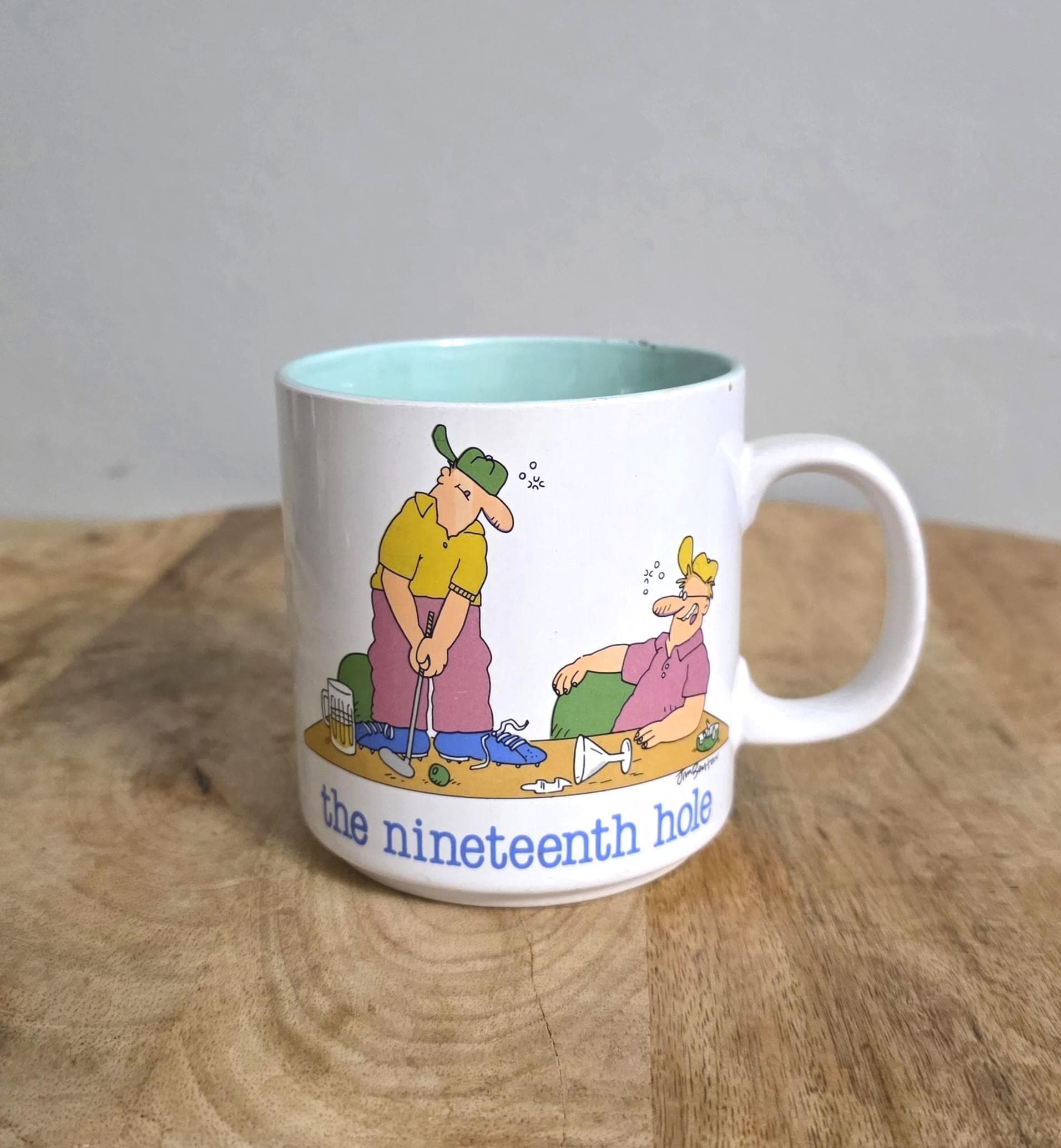 Vintage Mug for Golfer, The Nineteenth Hole