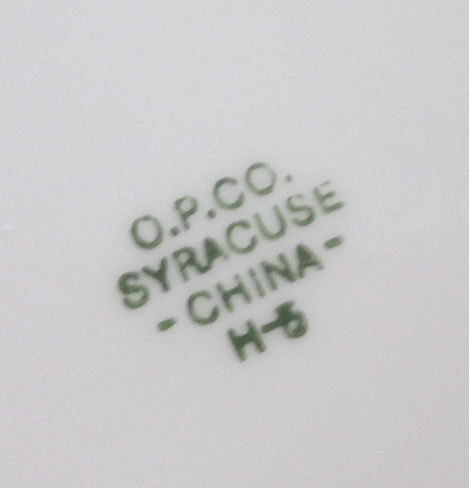 Vintage OPCO Syracuse Order of the Eastern Star Restaurant Ware Plates, 1927 - Thumbnail 2