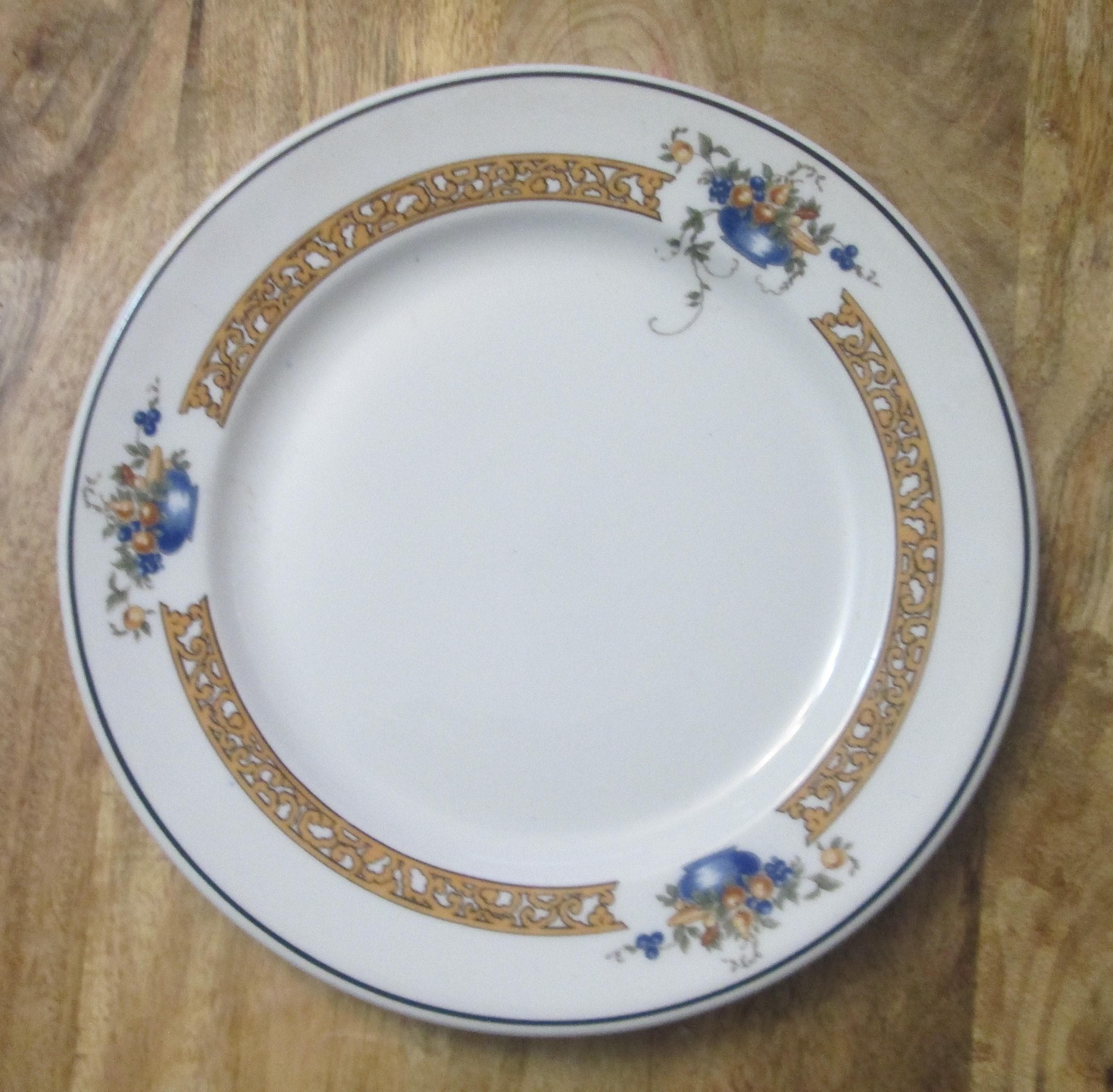 Vintage OPCO Syracuse China Dolores Pattern Restaurant Ware Dinner Plate