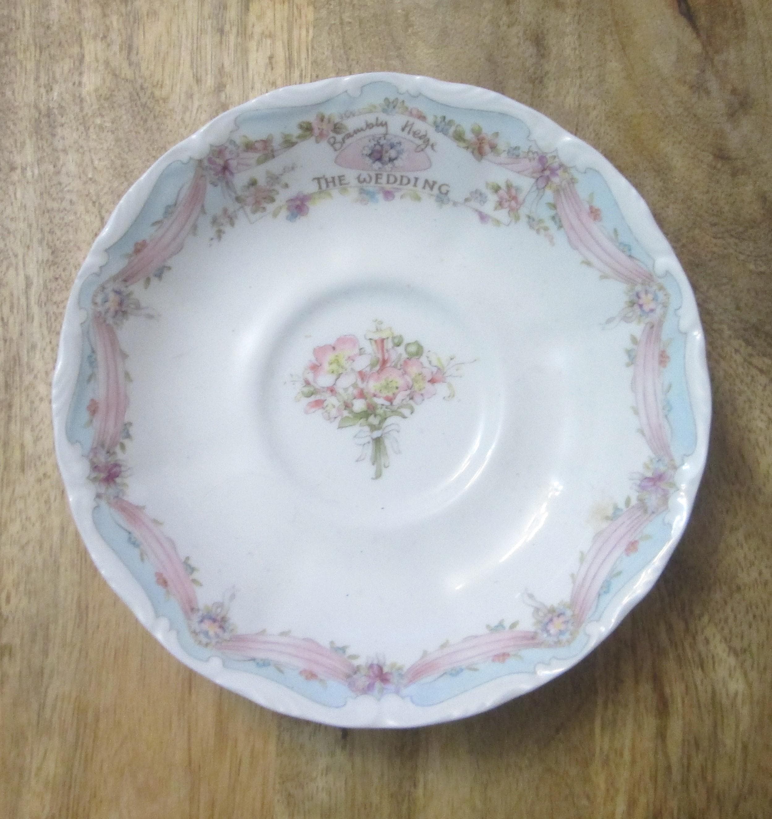 Vintage Royal Doulton The Wedding From the Brambly Ridge Gift Collection Saucer