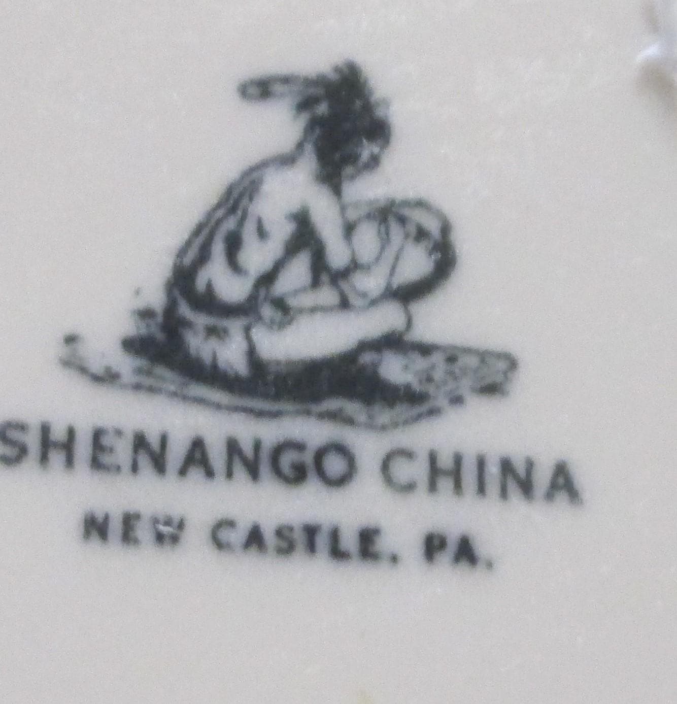 Vintage Shenango China Floral Pattern Restaurant Ware Bread Plate - Thumbnail 2