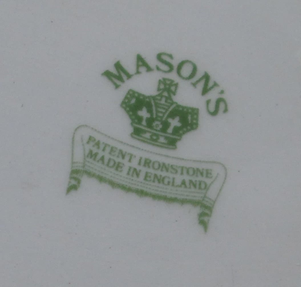 Vintage Mason's Ironstone Tea Caddy with Pineapple Design - Thumbnail 3