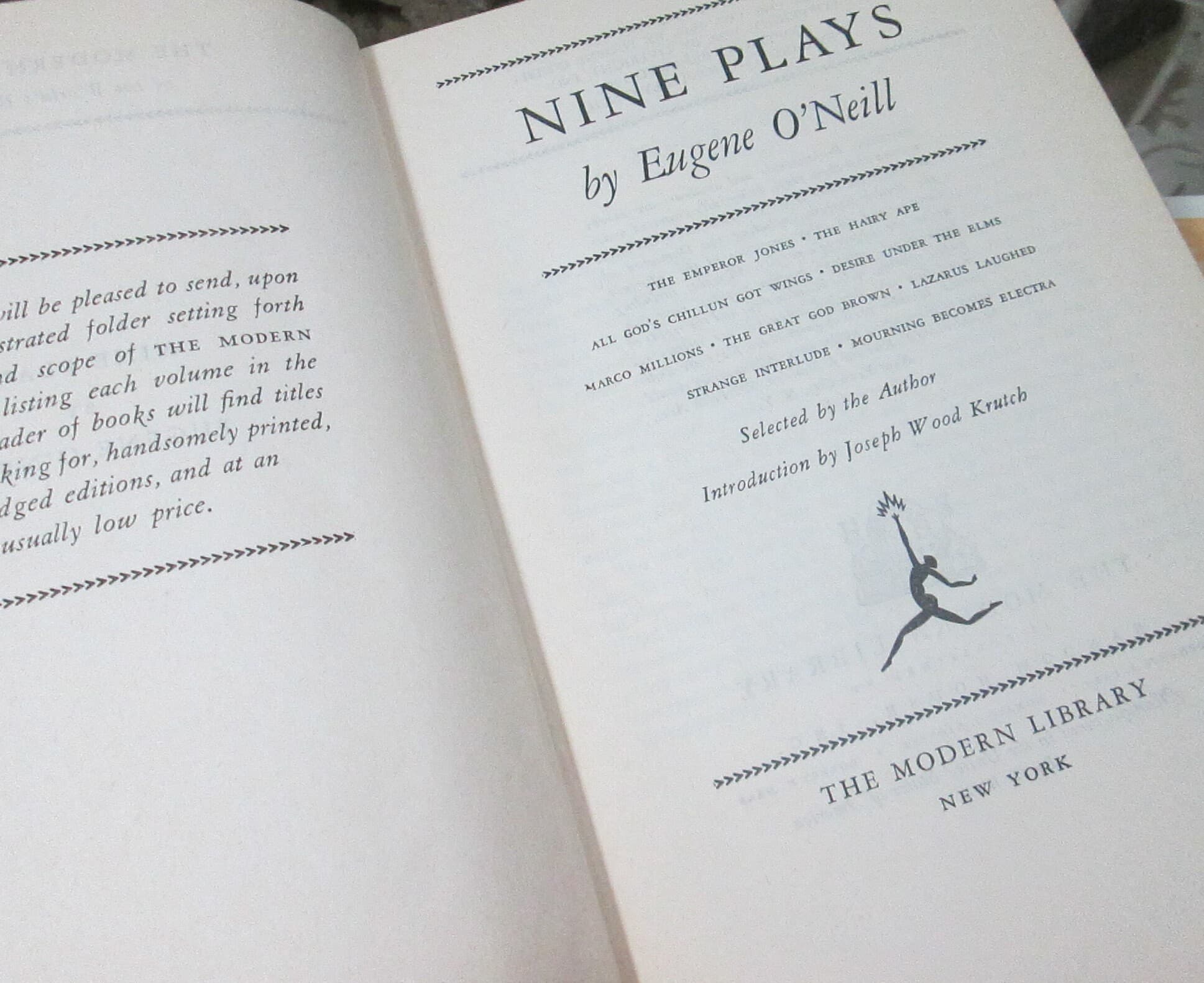 Eugene O'Neill Nine Plays Vintage Book, 1954 - Thumbnail 3