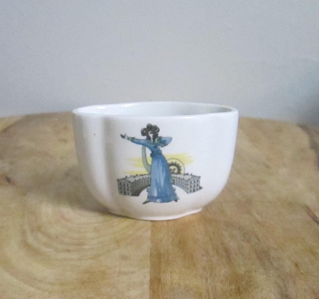 Vintage Grindley Restaurant Ware Open Sugar Bowl Chicago Ambassador Pump Room, Sarah Siddons