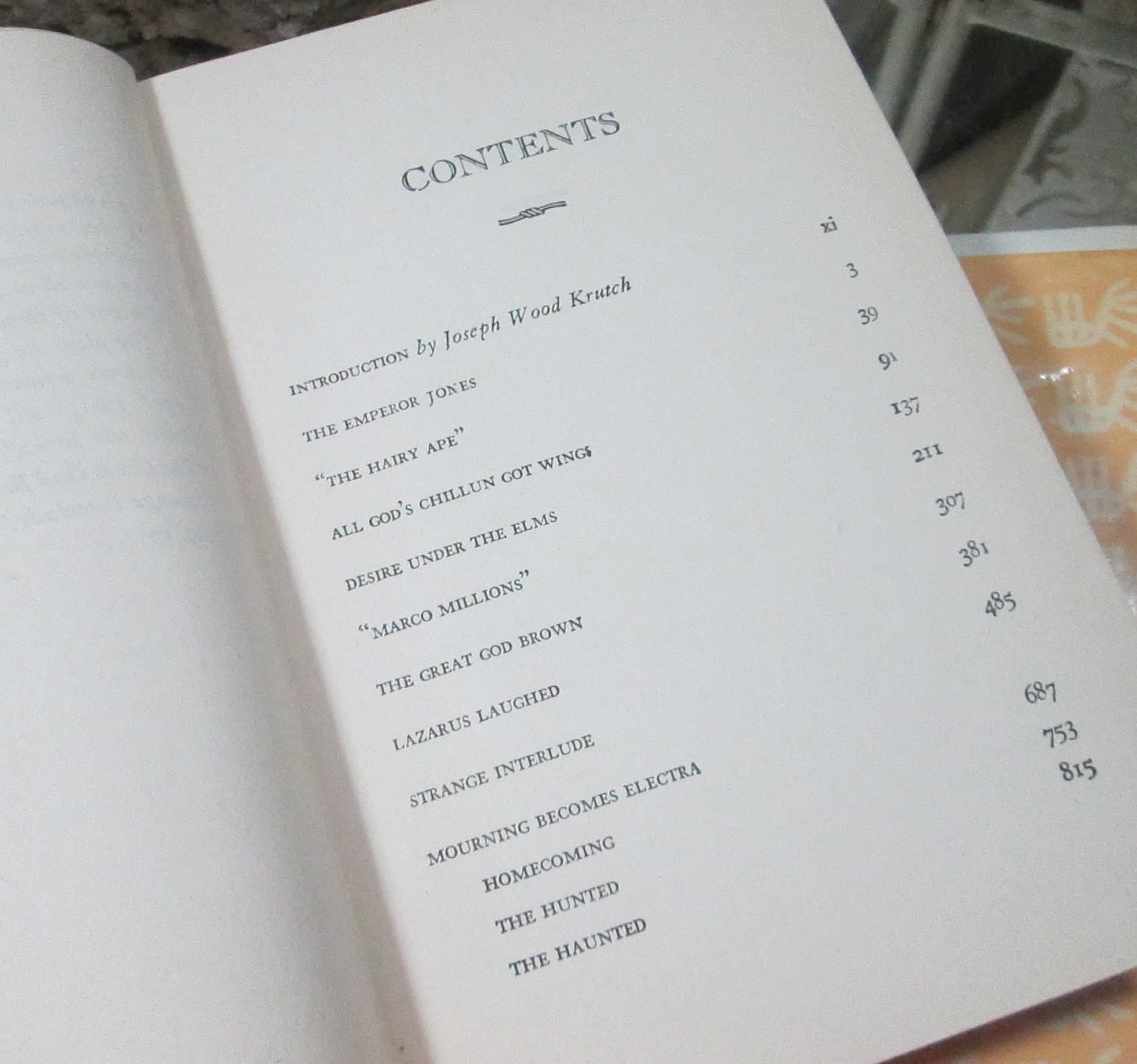 Eugene O'Neill Nine Plays Vintage Book, 1954 - Thumbnail 2