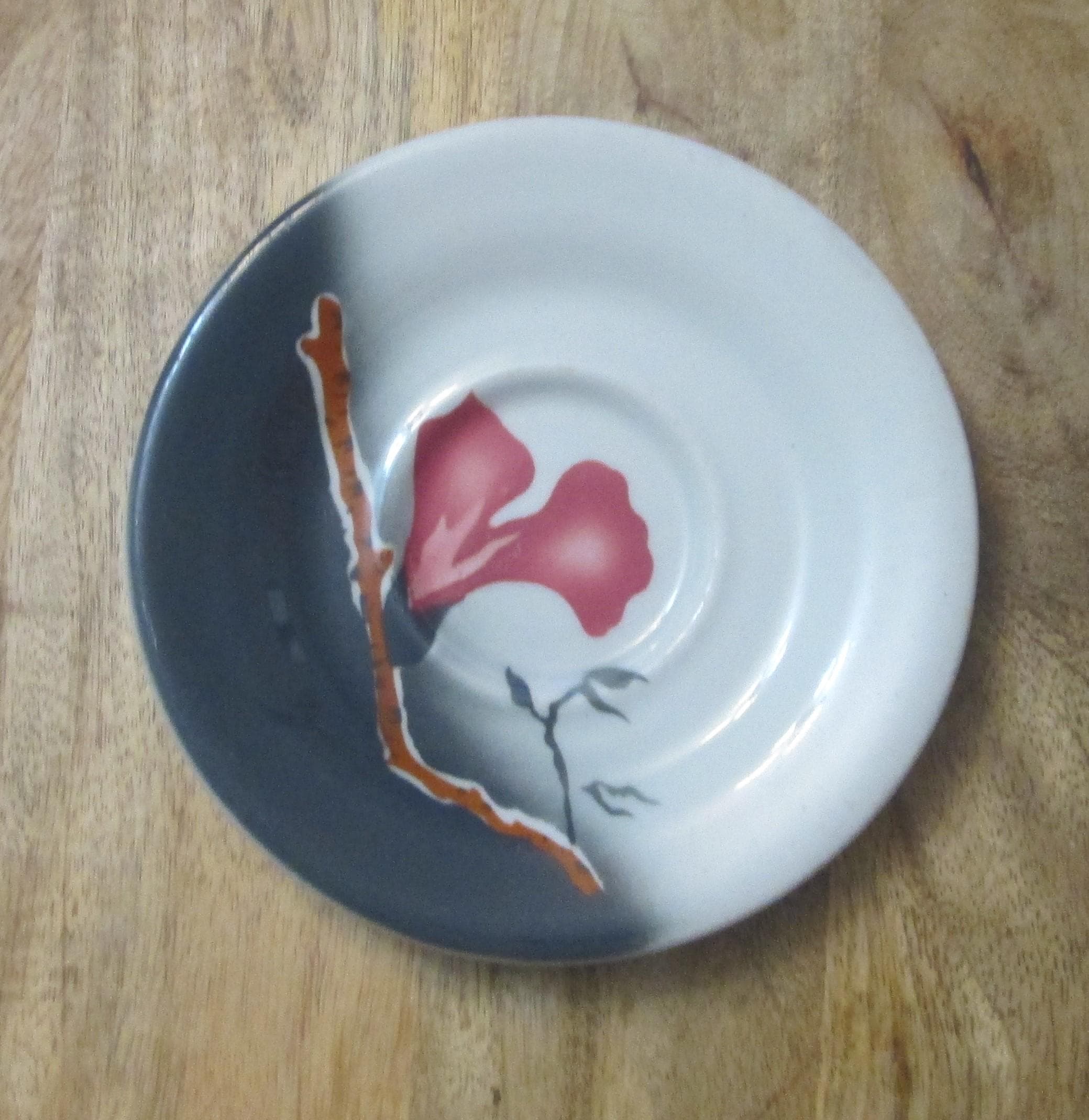 Vintage Wellsville China Restaurant Ware Kapok Tree Inn Saucer