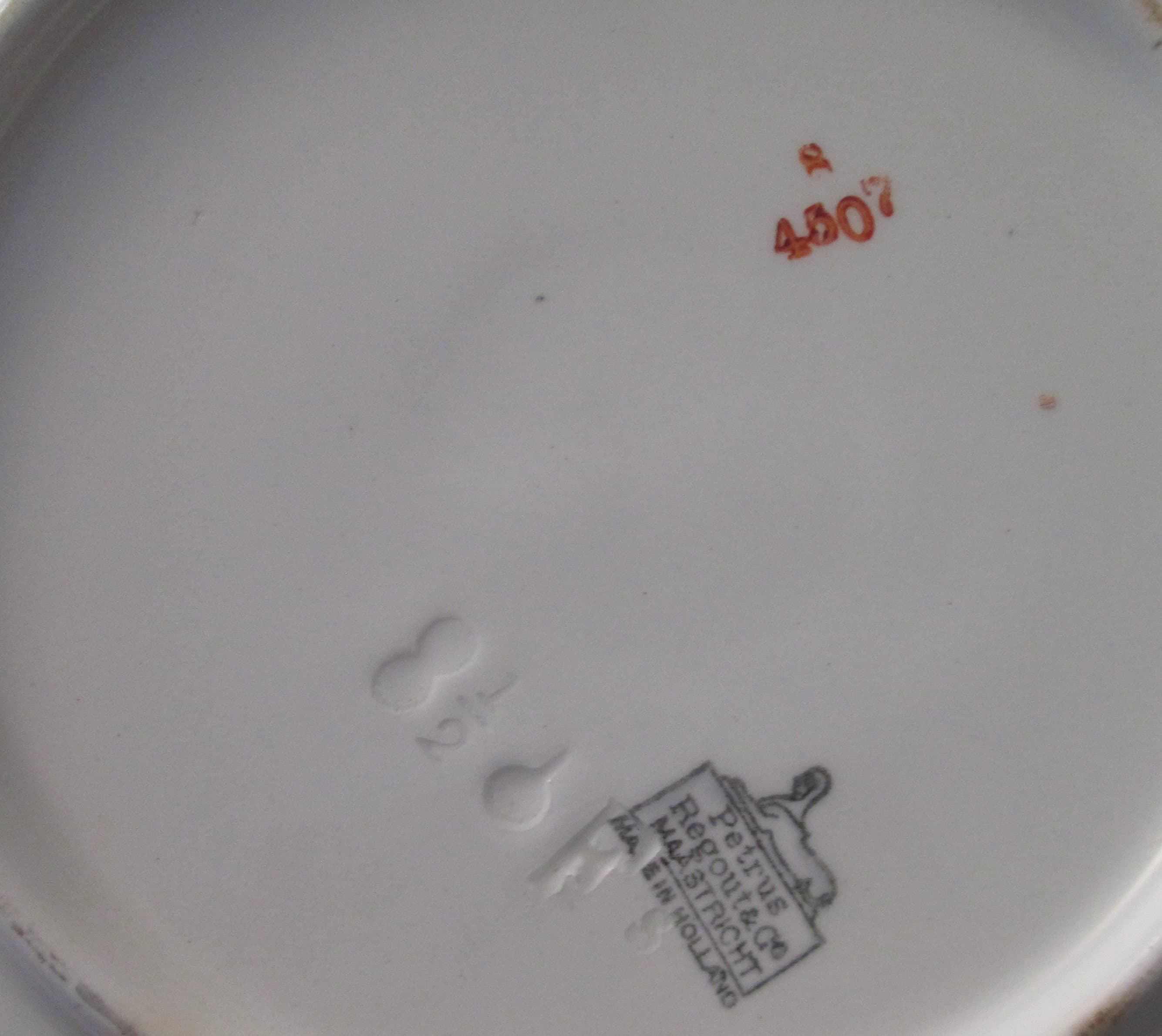 Antique Petrus Regout & Co Maastricht Winter Scene Plate - Thumbnail 2